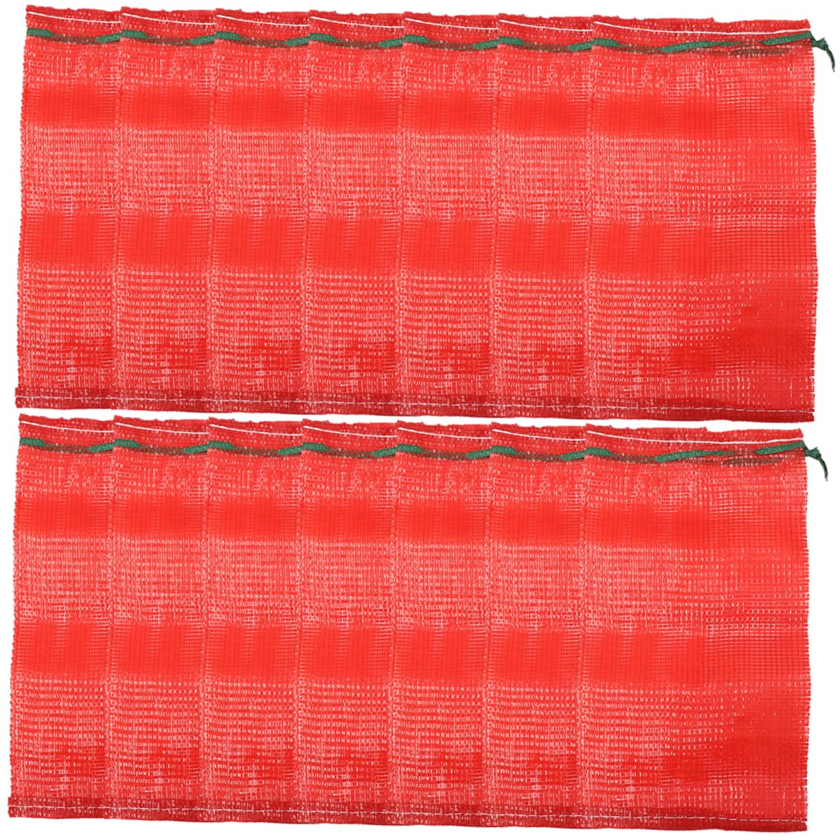 Bolsas De Malla para Verduras y Frutas 49x27 Cm Tejido Resistente Ventilado Reutilizables para Almacenamiento Agrícola Cordón Bolsa Roja 50 Unidades