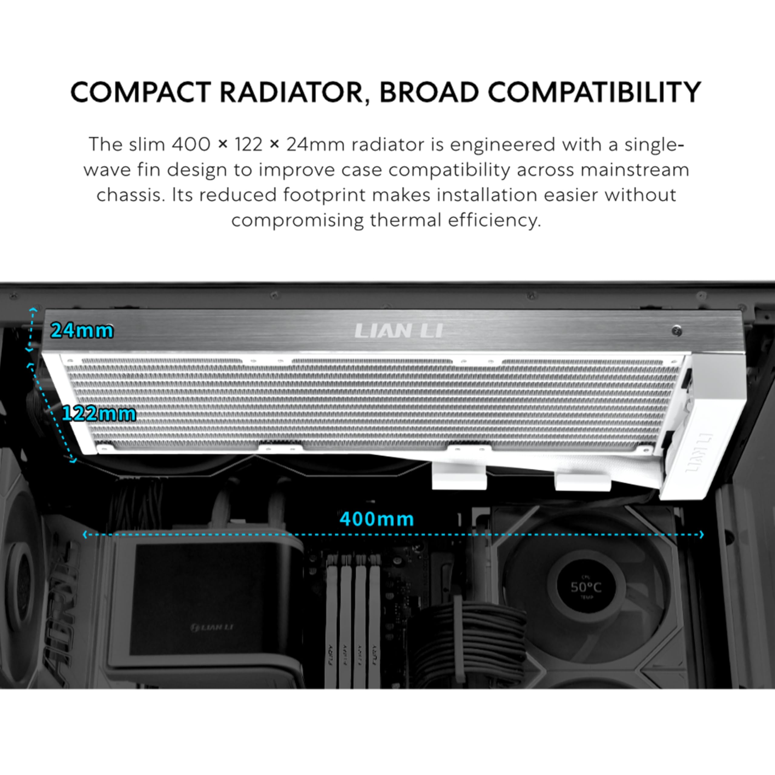 Lian Li HydroShift II OLED: 360° AIO Cooler with Curved Display -9