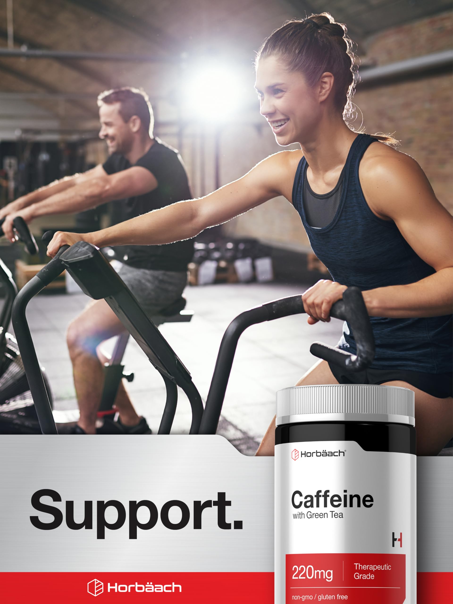 Horbäach Caffeine Pills 220mg | with Green Tea | 200 Tablets — Amazon image 6