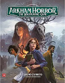 asmodee,Arkham Horror The Roleplaying Game:Abismo Faminto(Conjunto Introdutório), Jogo RPG, Idade +16, 2 + jogadores, 120 minutos por partida