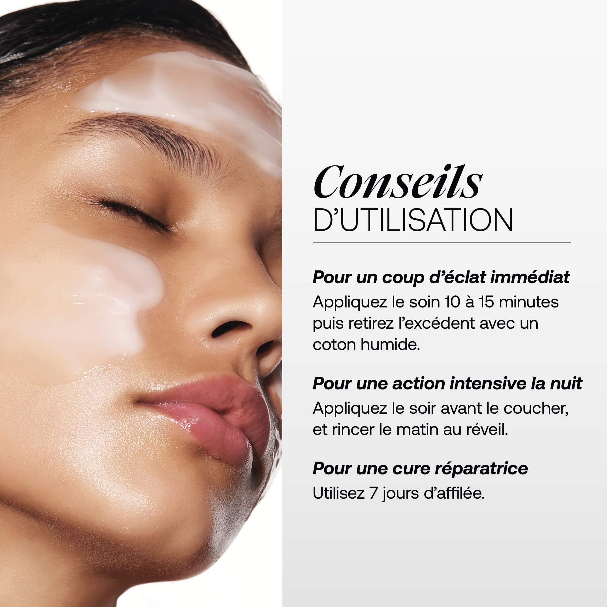 Rexaline Hydra Shock Mask – Masque Repulpant & Hydratant Intense – Acide Hyaluronique RX2, Camomille & Vitamine E – Teint Éclatant & Peau Lissée – Tous Types de Peaux – 75ml