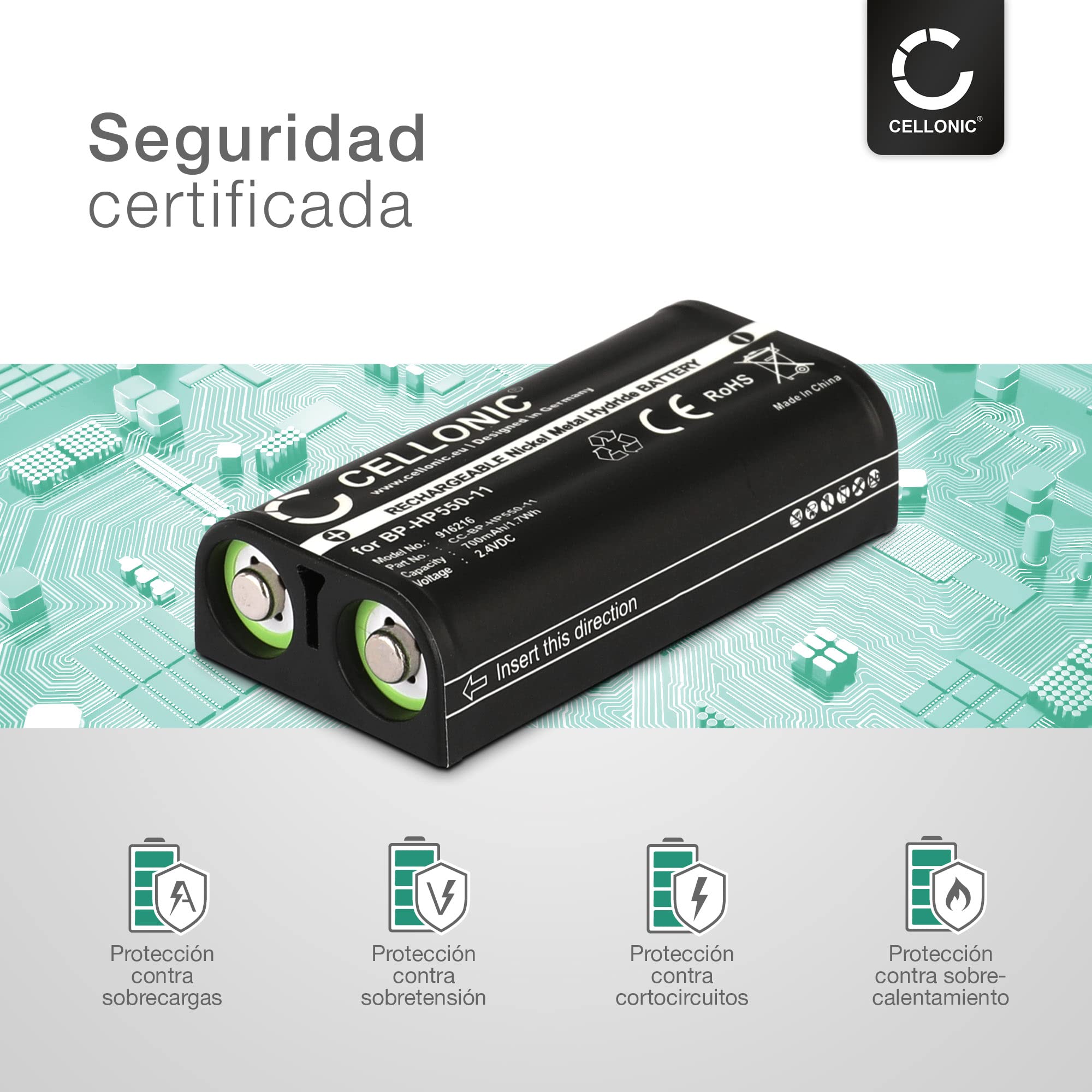 Vhbw Batería Recargable Compatible Con Burley Gas Fire Chimenea Electrica 1500 Mah 72 V Nimh 39015444