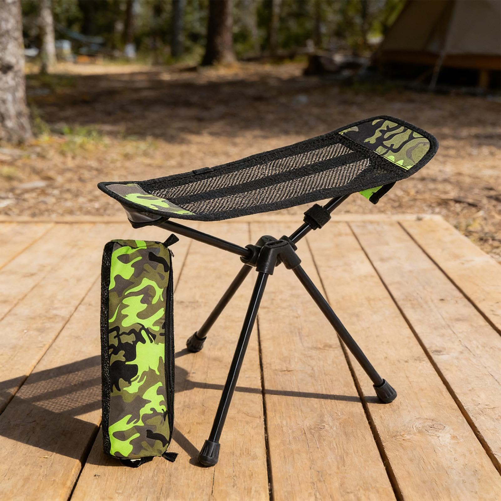Poggiapiedi da Viaggio Pieghevole Portatile Leggero Ergonomico Poggiapiedi