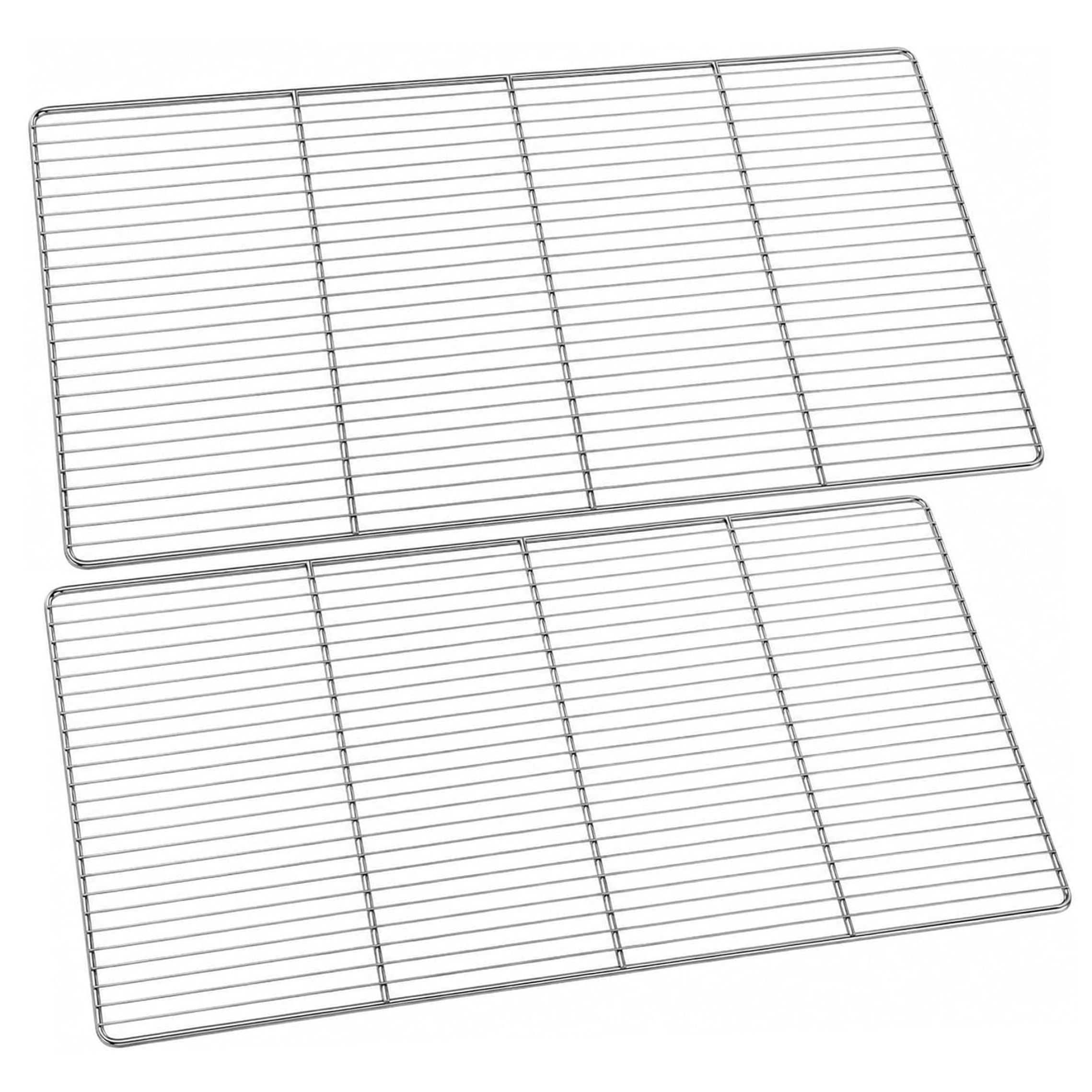 Rejillas para Parrilla de Acero Inoxidable, Rejilla Resistente para Exteriores, Rejillas de enfriamiento para Hornear de Calidad alimentaria, 19, 69x9, 84 Pulgadas, 2 uds.
