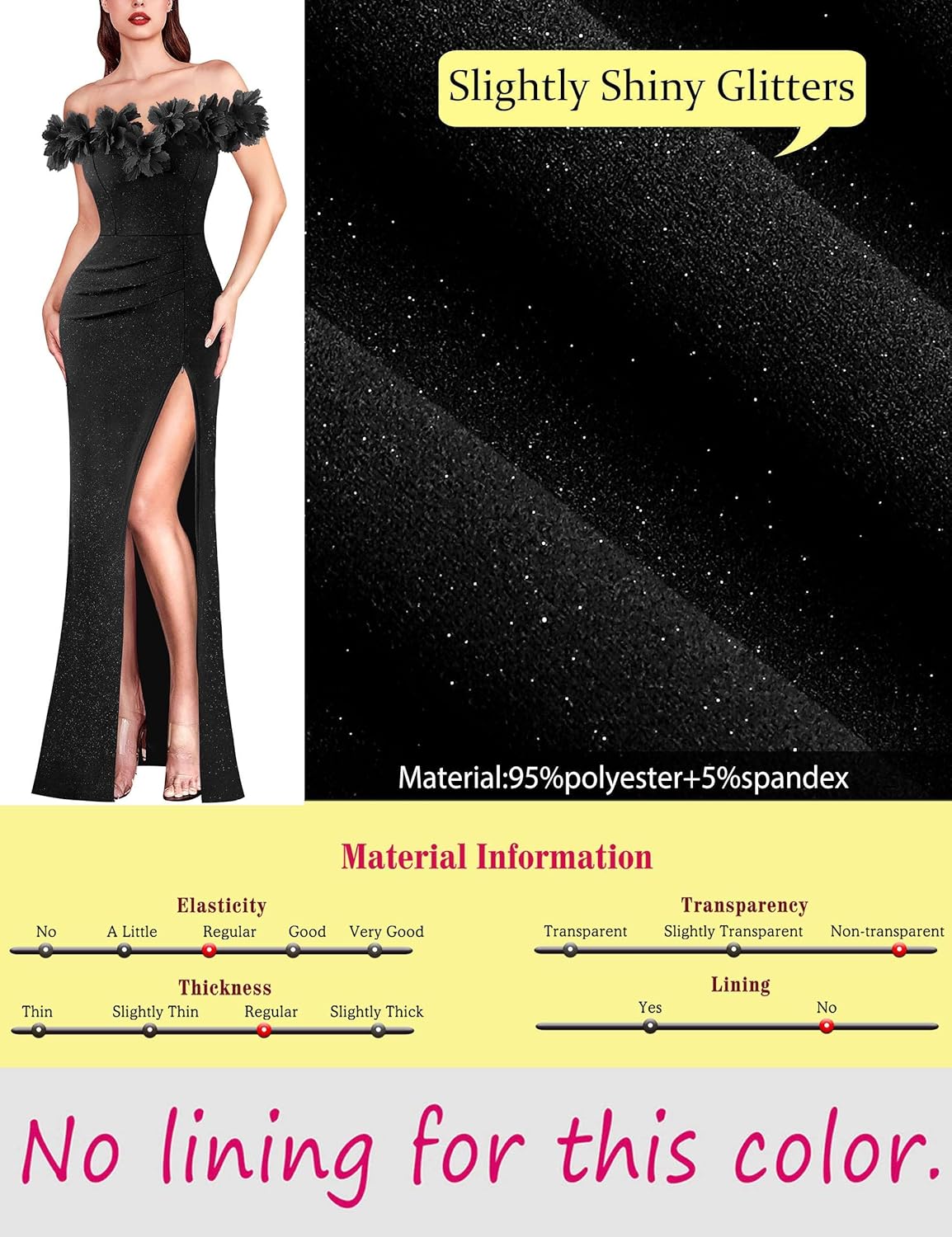 VFSHOW Womens Formal Prom Off Shoulder 3D Flowers Ruched Wedding Guest Maxi Dress 2025 Sexy High Slit Cocktail Evening Gown - Image 5