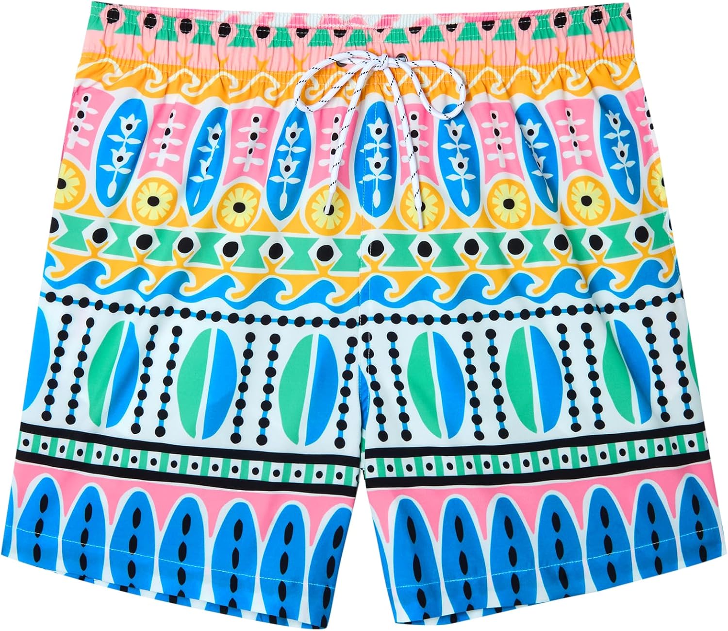 5inch Mens Swim Trunks: with Mesh Liner Pockets Drawstring Quick Dry Stretch Lined Funny Beach Swimming Pool Surf - Image 6