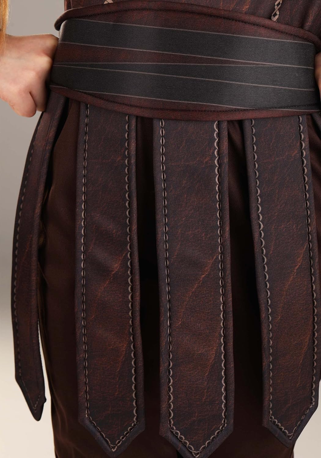 Kid's Victorious Viking Costume for Girls, For Halloween or Renaissance Dress Up Parties - Image 7