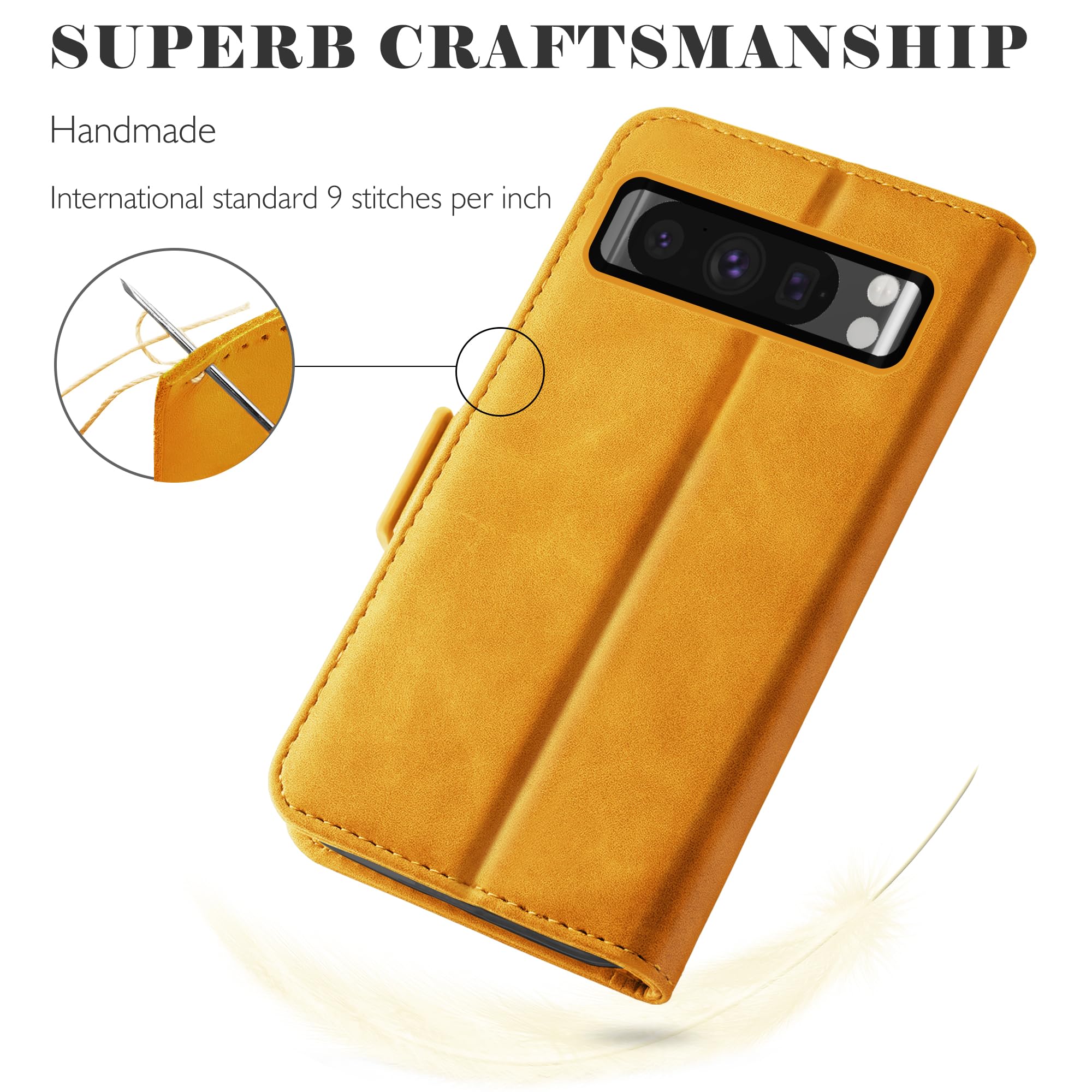 YATWIN For Sasung Galaxy A14 5G Case, Flip Wallet Leather Case With Card Slot And Shockproof
