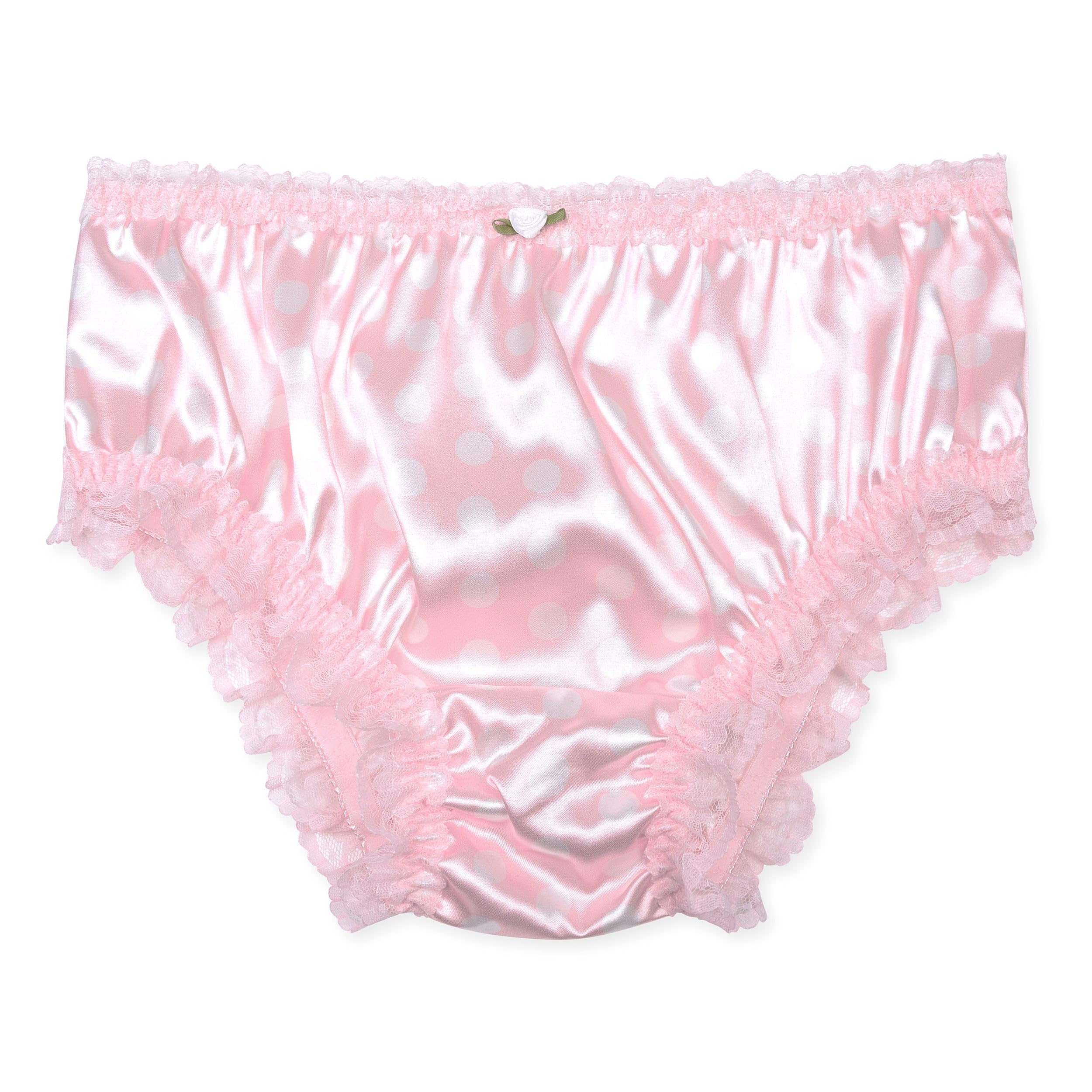 Women's Satin Frilly Lace Sissy French Knickers Briefs Panties