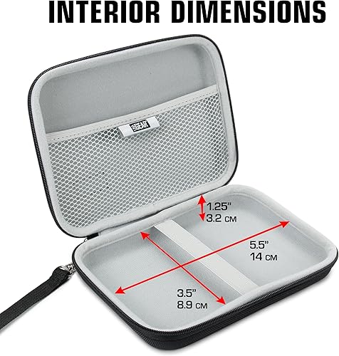 Miniatura 5 de USA Gear Funda para reproductor de MP3 compatible con Apple iPod Touch 7ª generación, 6ª generación, Walkman, Innioasis Y1, tarjeta de memoria, Negro