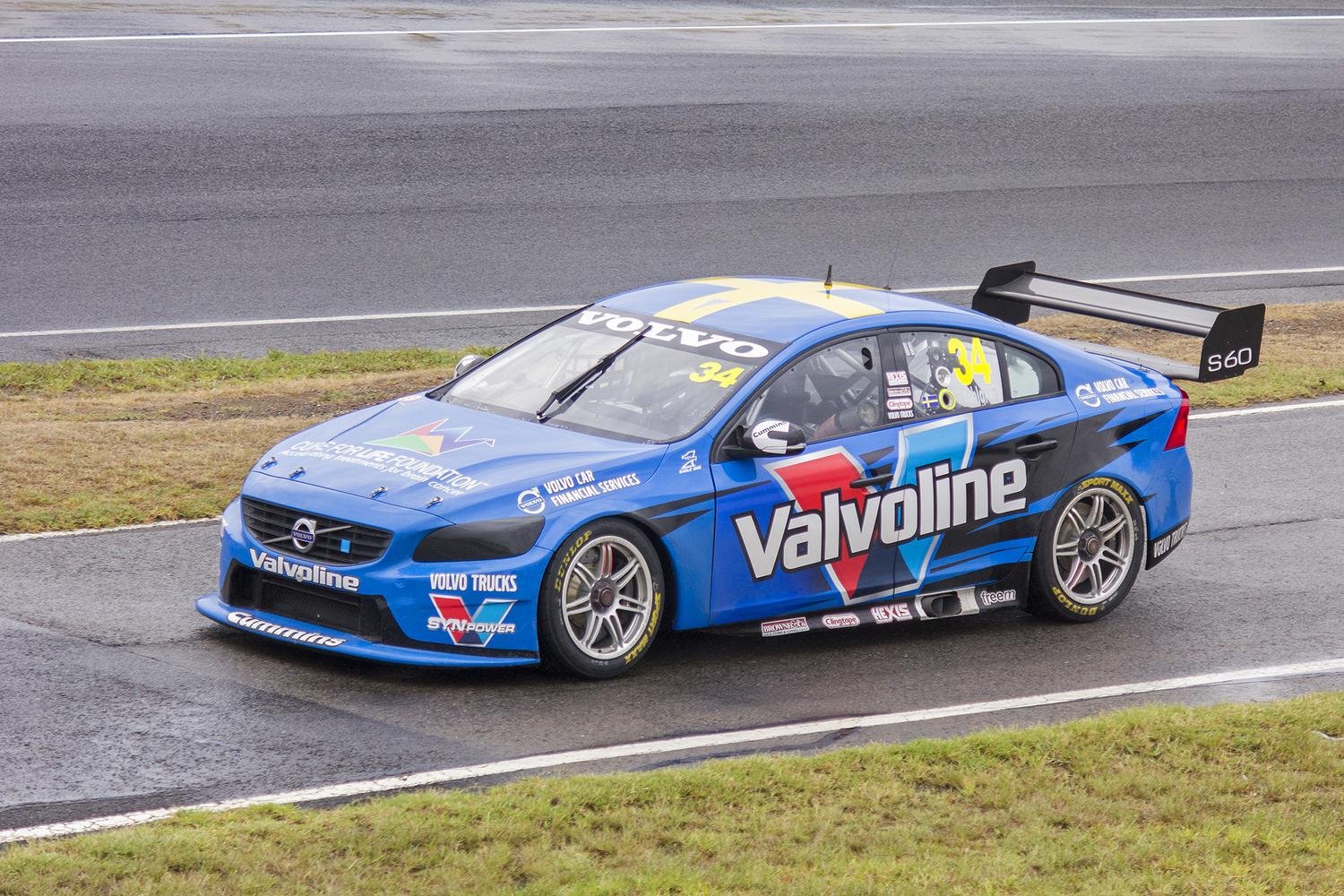 Gifts Delight Laminated 27x18 Poster Robert Dahlgren in Volvo Polestar Racing Australia car 34 Departing pitlane During The