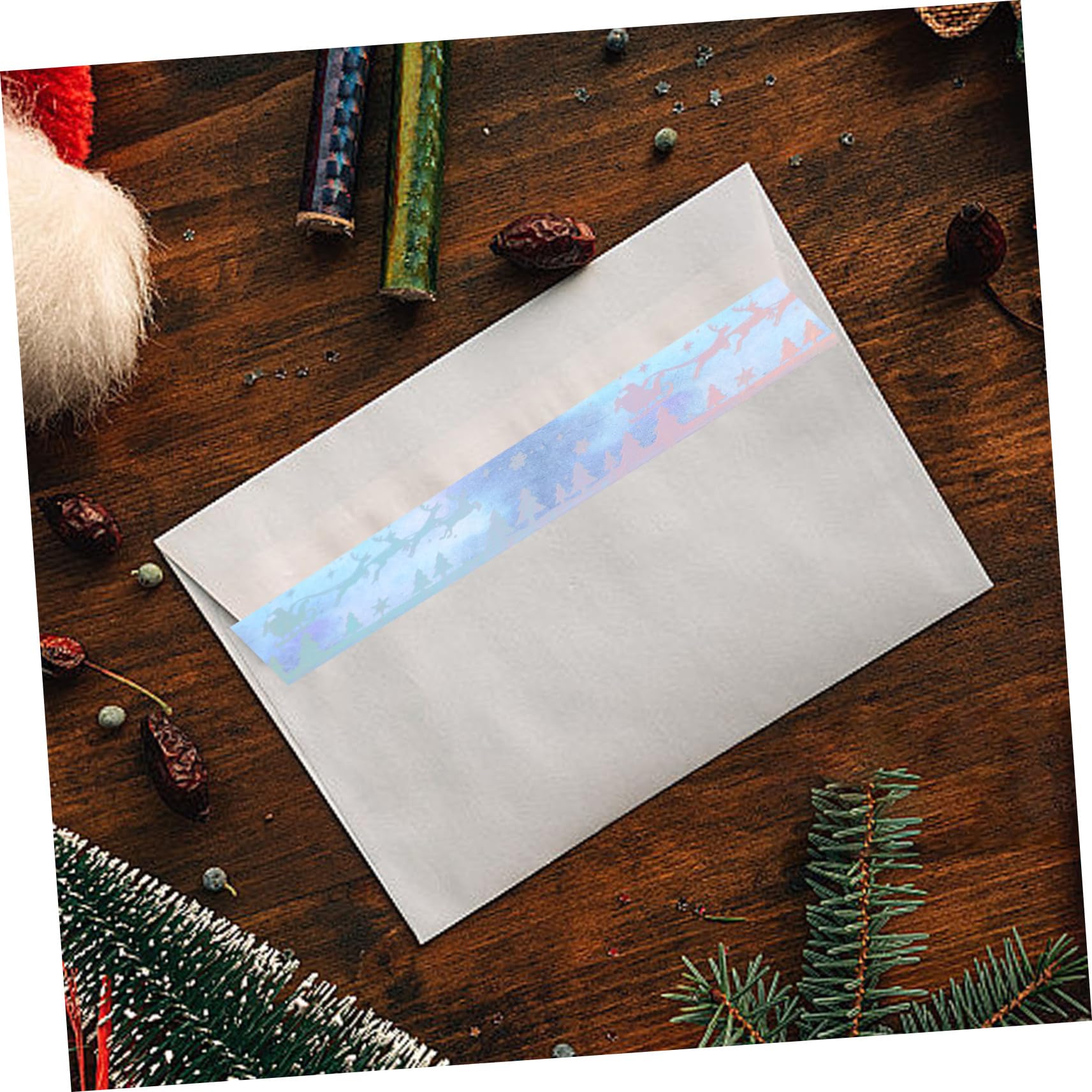 SHINEOFI 3 Set Nastro Adesivo Washi Natalizio Con Stampa A Caldo Adesivi Decorativi Fai Da Te 16 Pezzi 3 M/Rotolo Carta Per Buste Catene Decalcomania Catene Natalizie 16 * 3