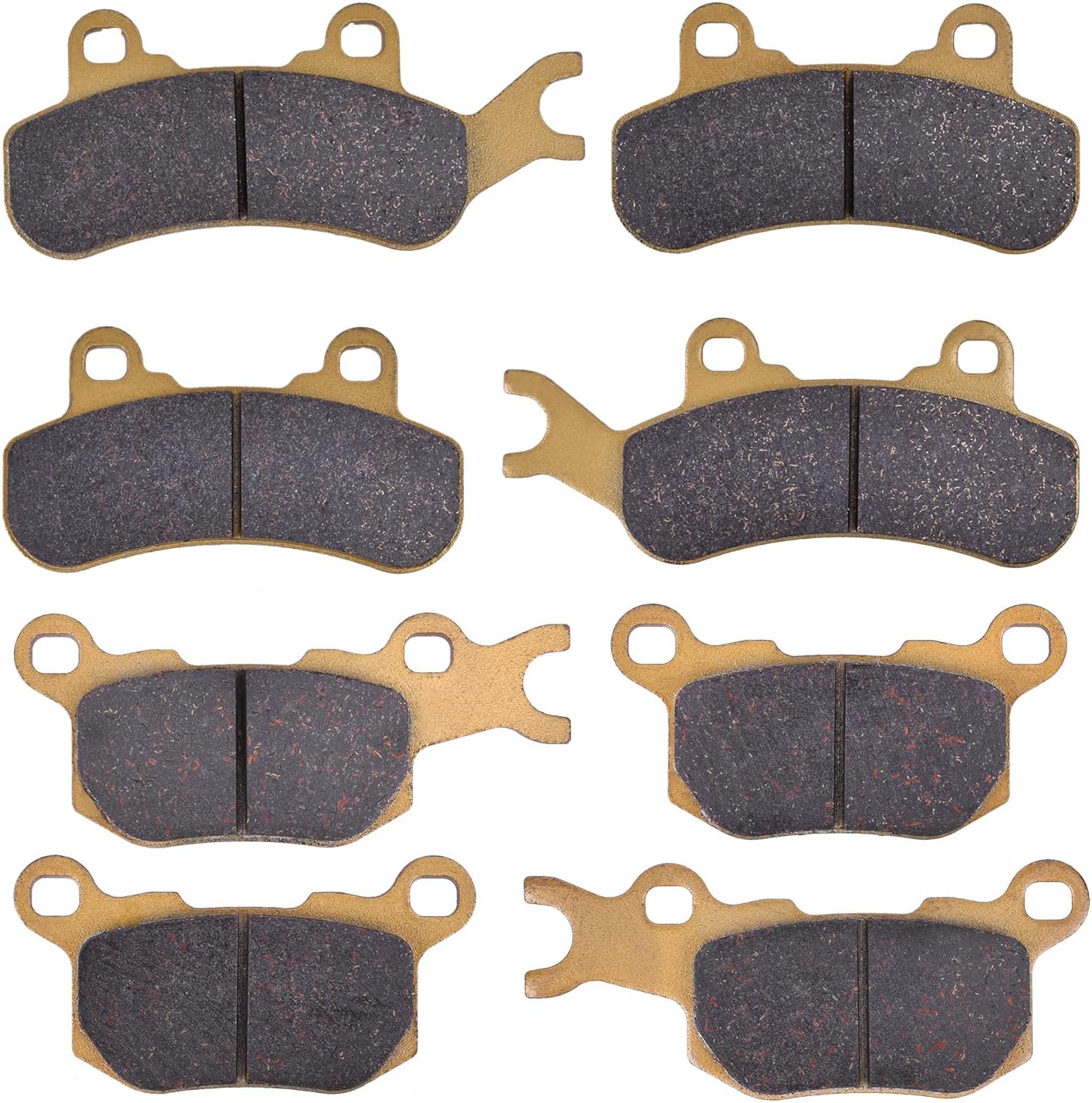 Ceramic Brake Pad Set For CAN-AM Defender HD7 HD8 HD9 HD10 2016 2017 2018 2019 2020 2021 2022 2023 2024 715900380, 715900379, 715900382, 715900381