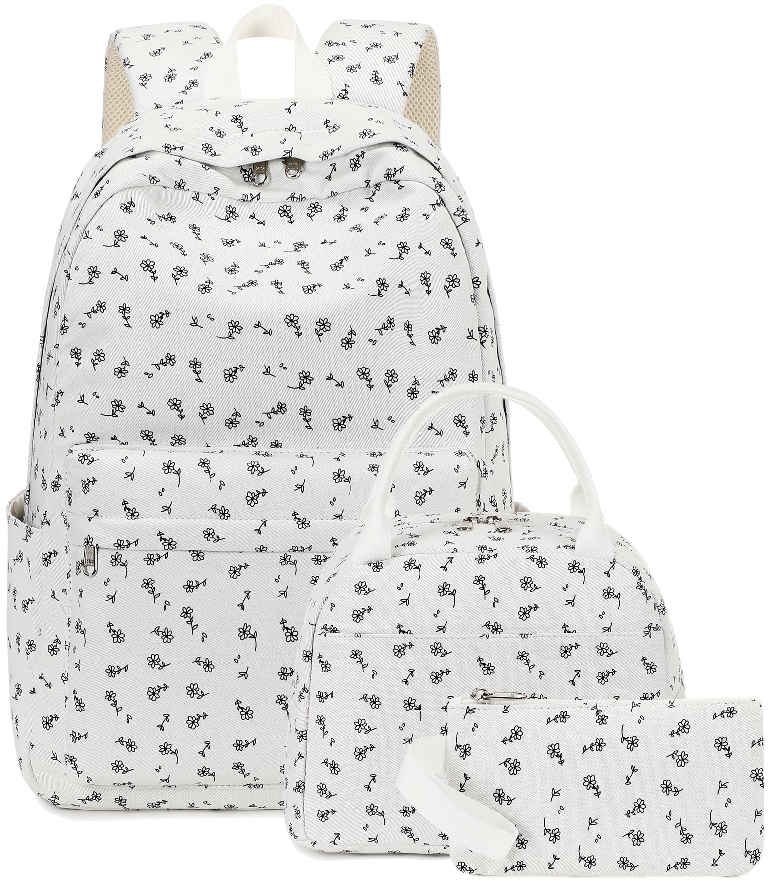 BTOOP School Backpacks for Teen Girls Bookbags Lightweight Kids Backpack School Bags Set with Lunch Box Pencil Case