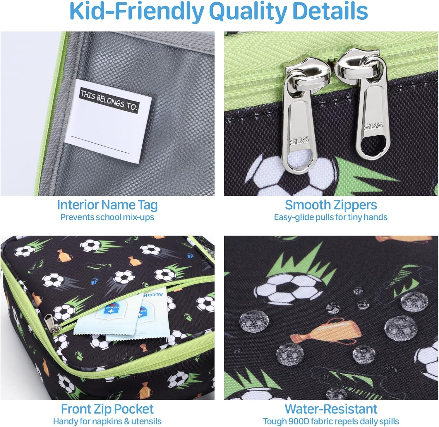 Insulated Kids Lunch Bag Boys Lunch