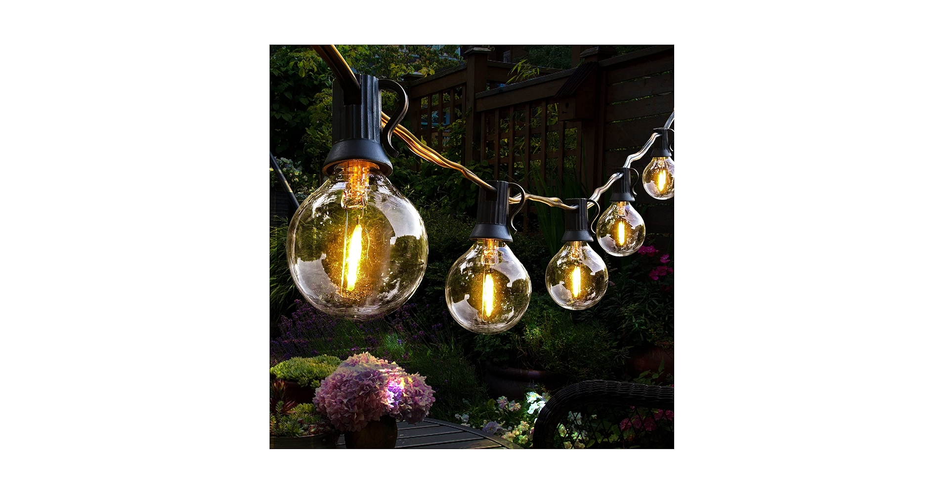 hito_eo　新品 OUTDOOR PRODUCTS for SALON Hidixon 50FT Outdoor String Lights,G40 LED Globe Patio