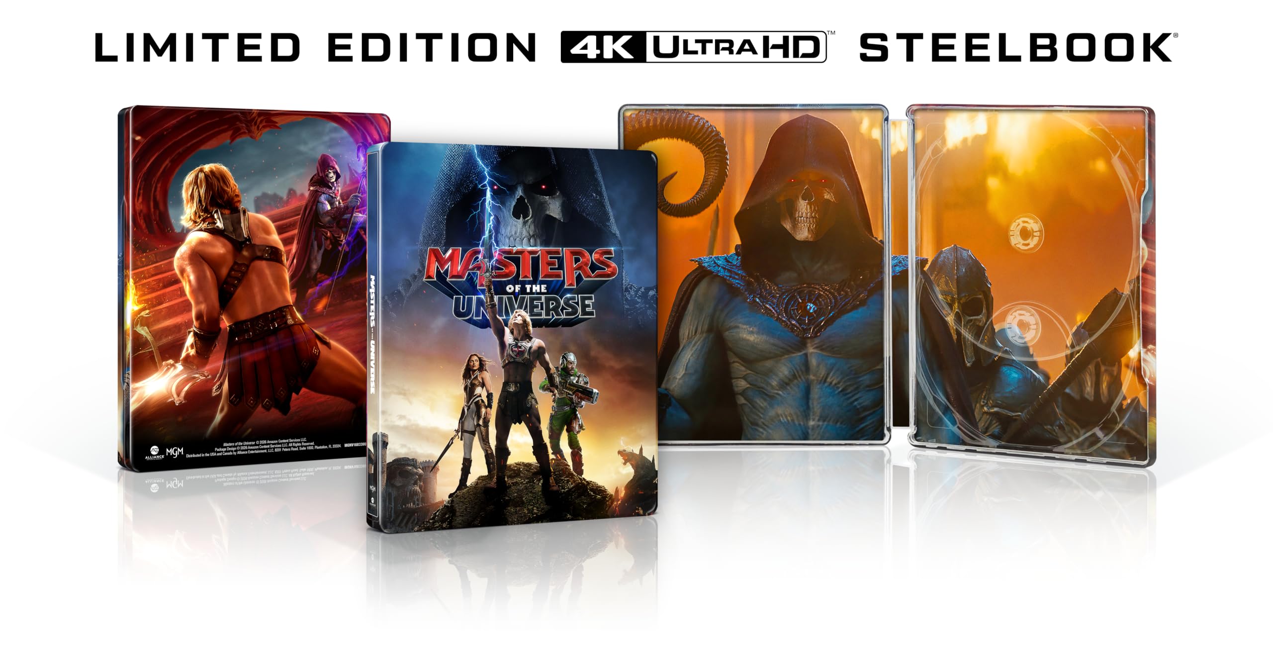 Masters of the Universe [4K Ultra HD & Blu-Ray] Limited Edition Steelbook [Region B]