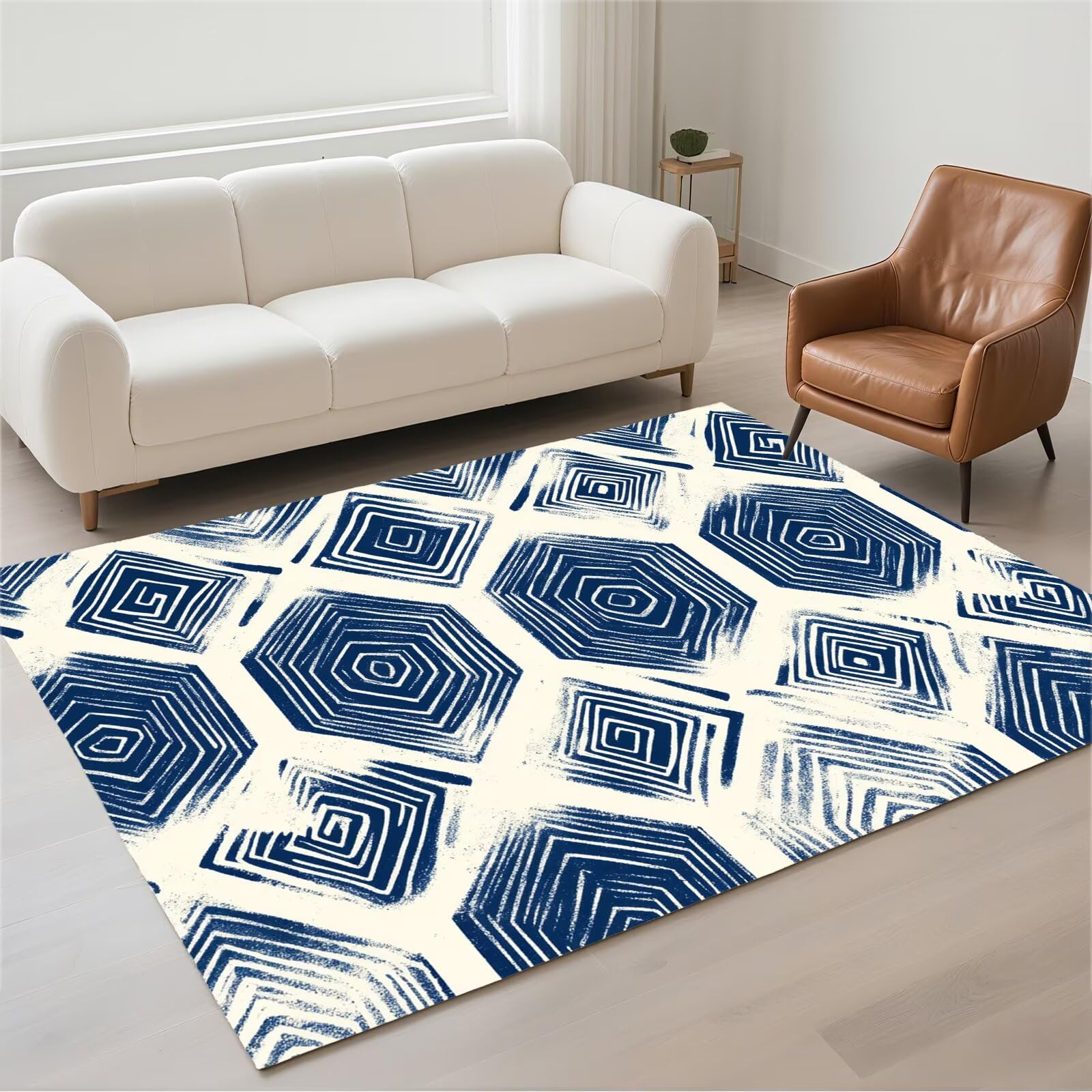Tapis salon imperméable et antidérapant : finis les sols tachés avec ce grand tapis lavable