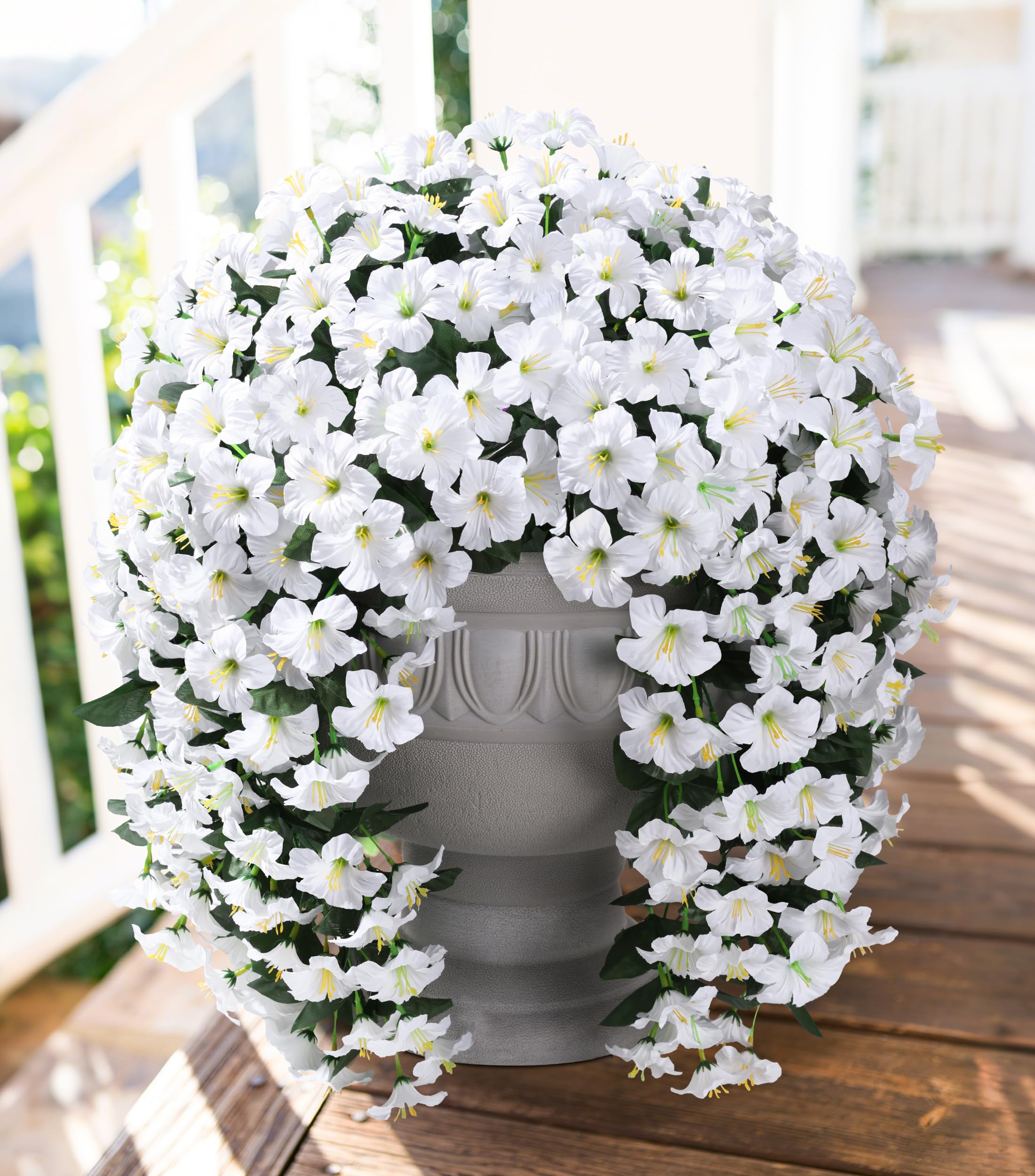 Amazon.com: HyeFlora Artificial Flowers for Outdoors, 2pcs Faux