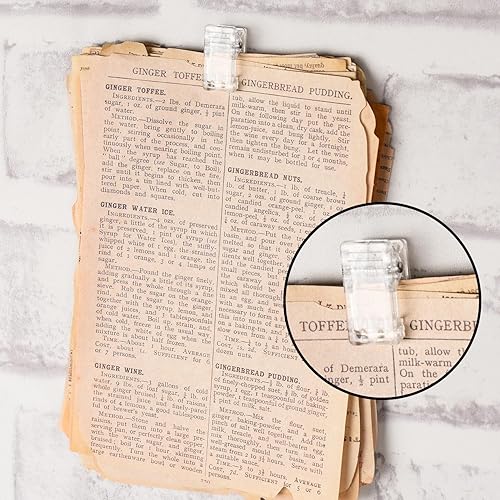 Miniatura 5 de Clips autoadhesivos para colgar en la pared, 40 clips de pared adhesivos para colgar y organizar fácilmente, ideal para encuadernar papeles y