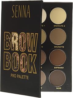 Senna Cosmetics Brow Book Pro Paleta, 0.89 onzas