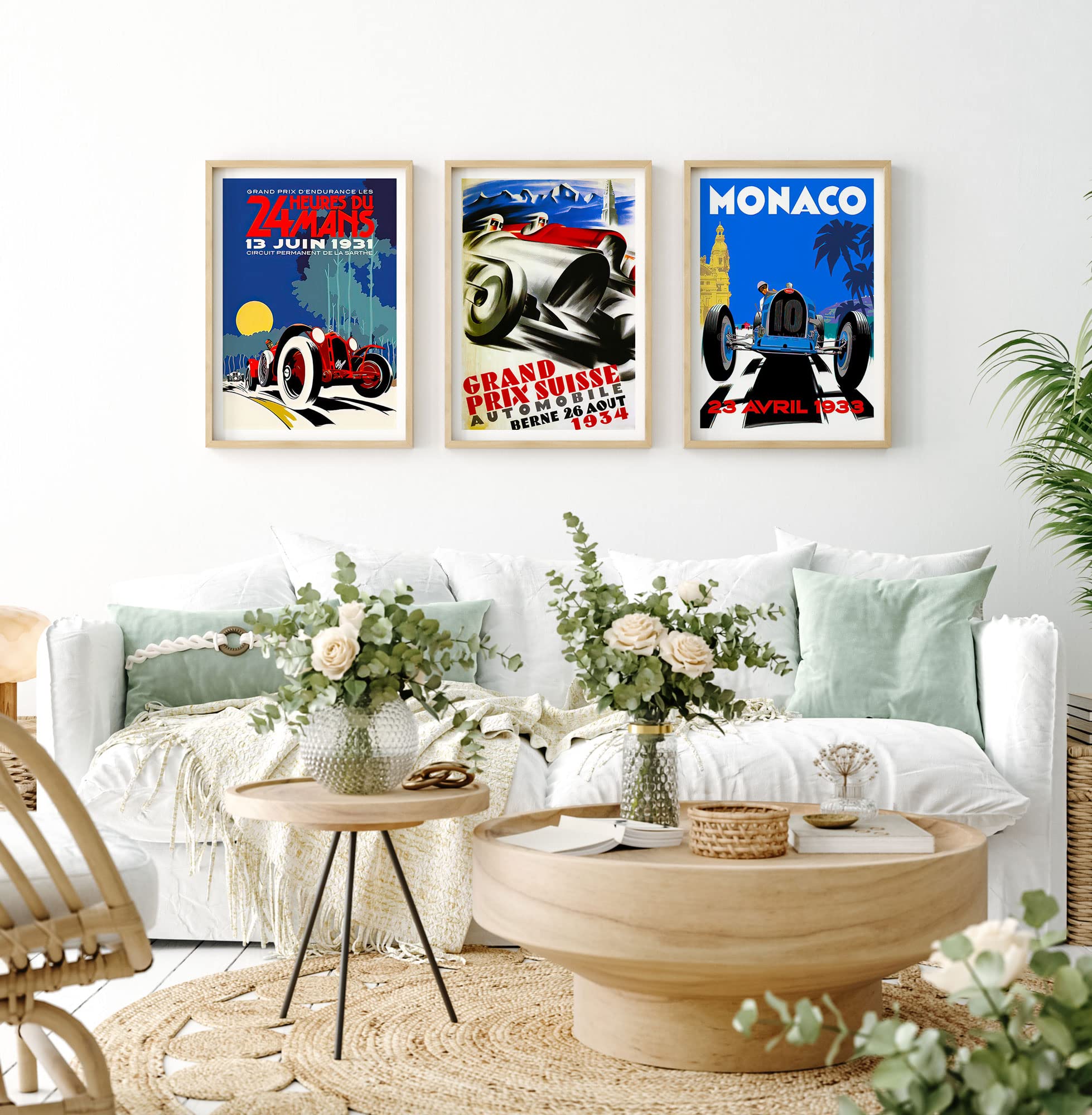 Artery8 Set Di 3 Poster Da Parete Racing – Quadri Motori Grand Prix – Stampe D’Arte Colorate 30x40 Cm – Regalo Per Lui – Ideali Per Living Room, Mancave O Ufficio – Non Incorniciate - 4