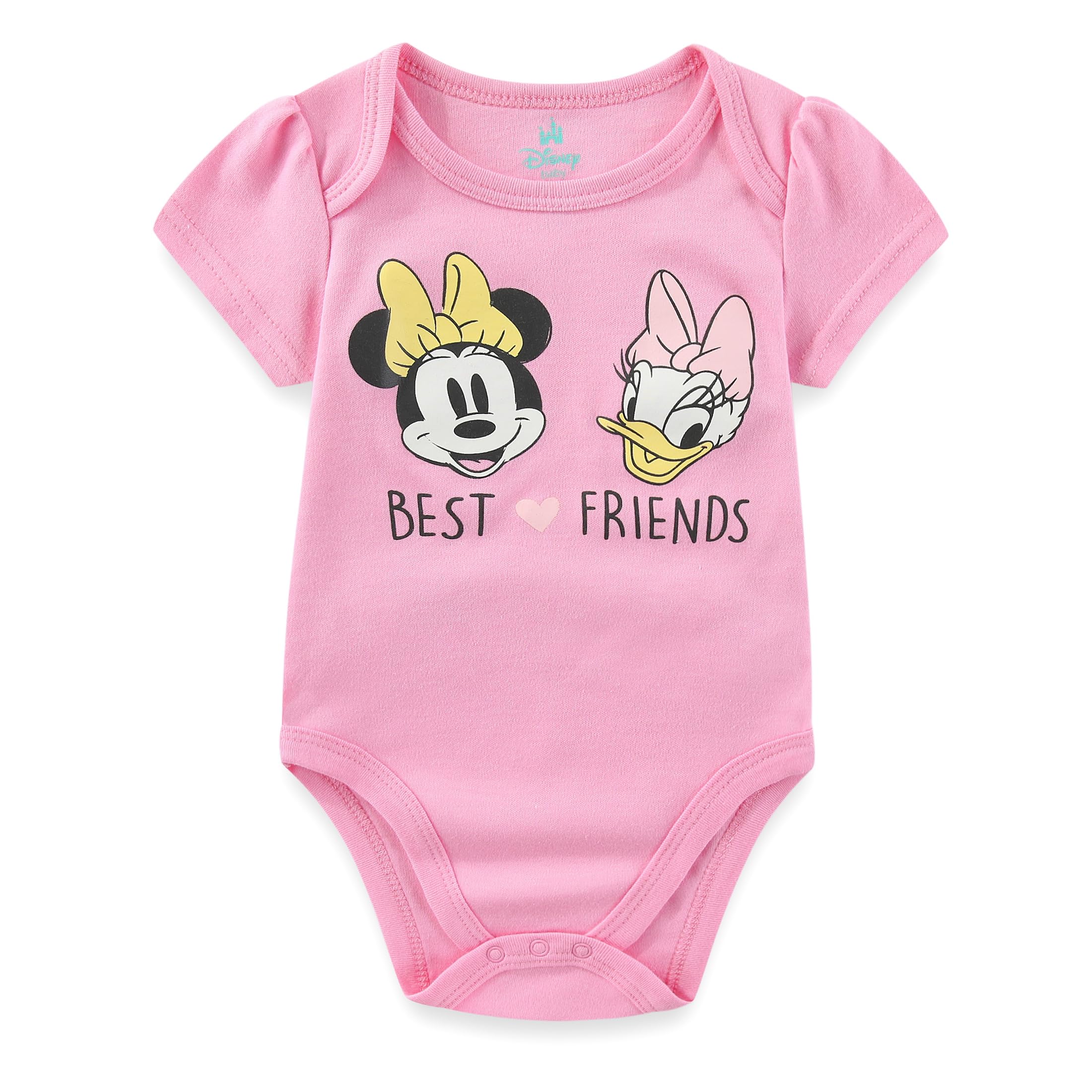 Disney Minnie Mouse Daisy Duck - Paquete de 3 mamelucos para niña
