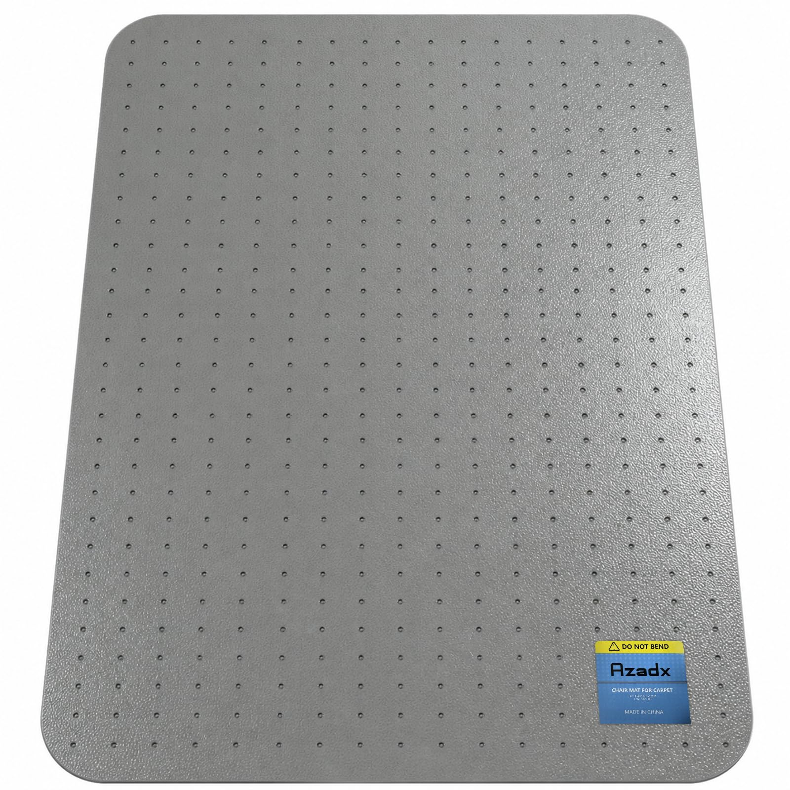 Azadx Heavy Duty Office Chair Mat for Carpet 36" x 48" Hard Material
