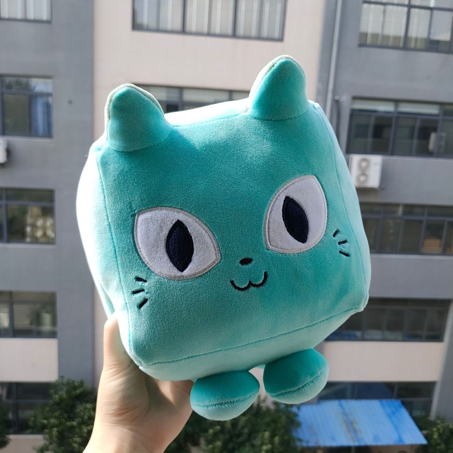 Big Games Cat Plush，Kawaii Pet Simulator X Cat Stuffed Doll，Cat Soft Stuffed Pillow for Kids