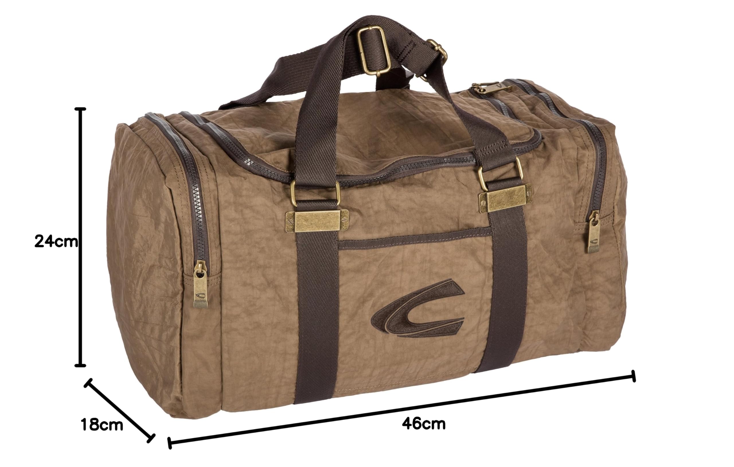 camel active Męska torba weekendowa, Sand, L, casual
