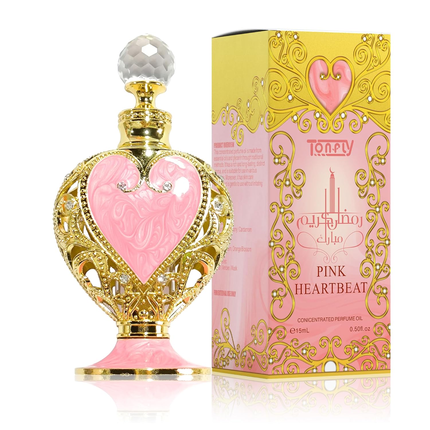 Floral Perfume Oil for Women & Men - 15ml Long-Lasting Fragrance with Peony, Cardamom, Rose, Vanilla Notes, Unisex Scent for Daily Wear, Romantic Dates, Gift Giving - Image 9