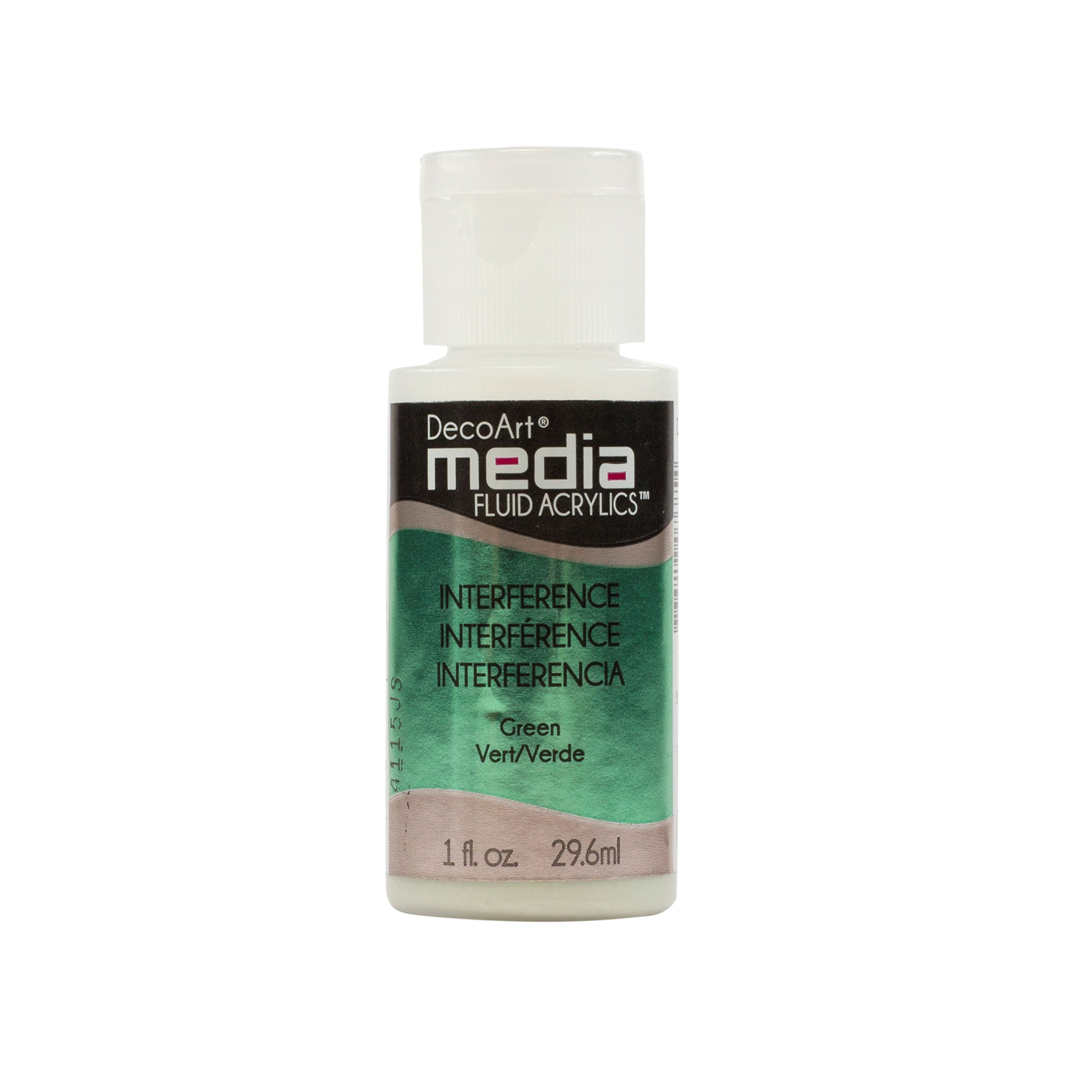 DecoArt Media "Green Media Fluid Acrylic, Multi-Colour