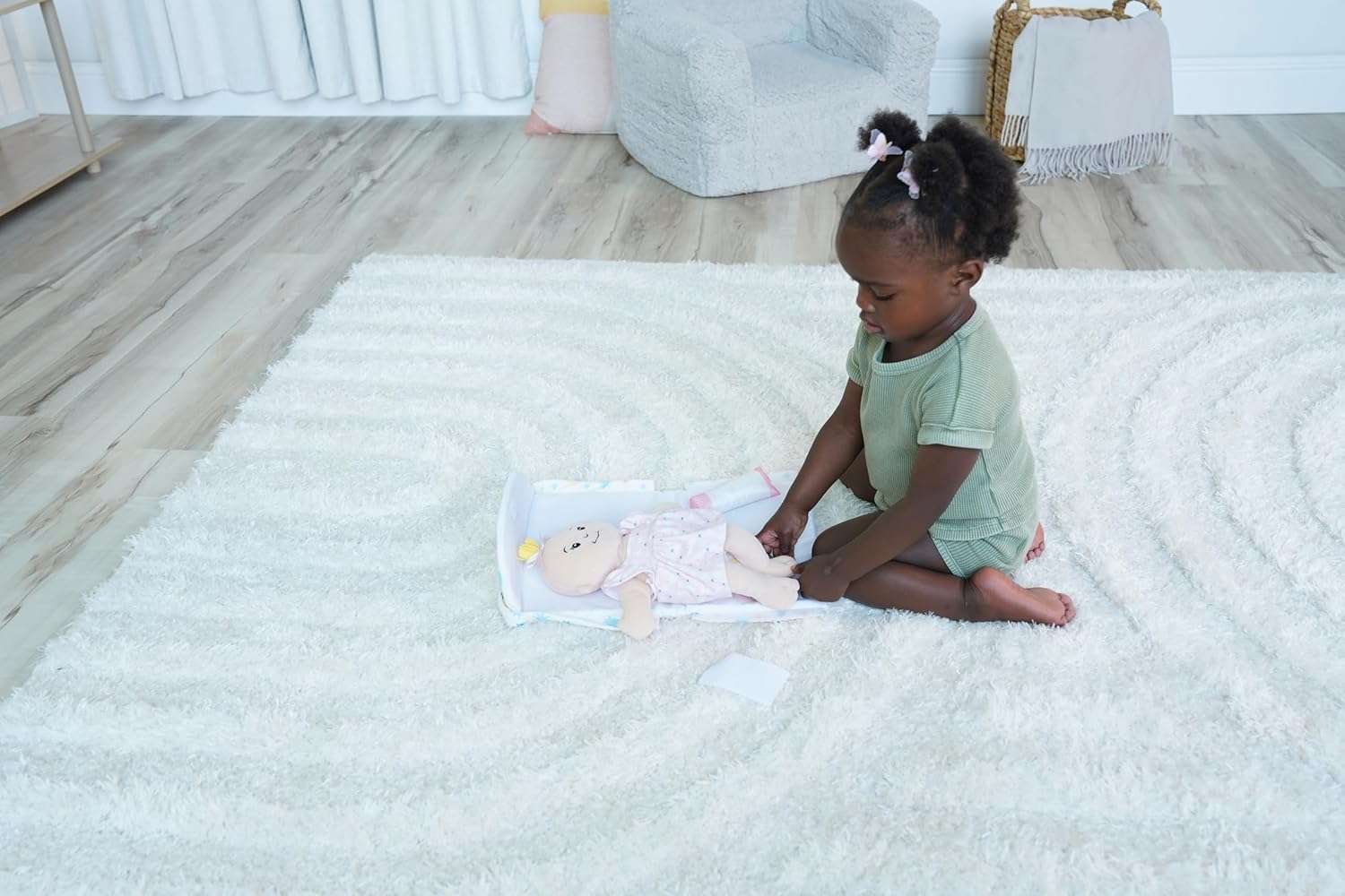 Love, Stella 6-Piece Diaper Bag Changing Mat Combo for Soft Dolls by Manhattan Toy