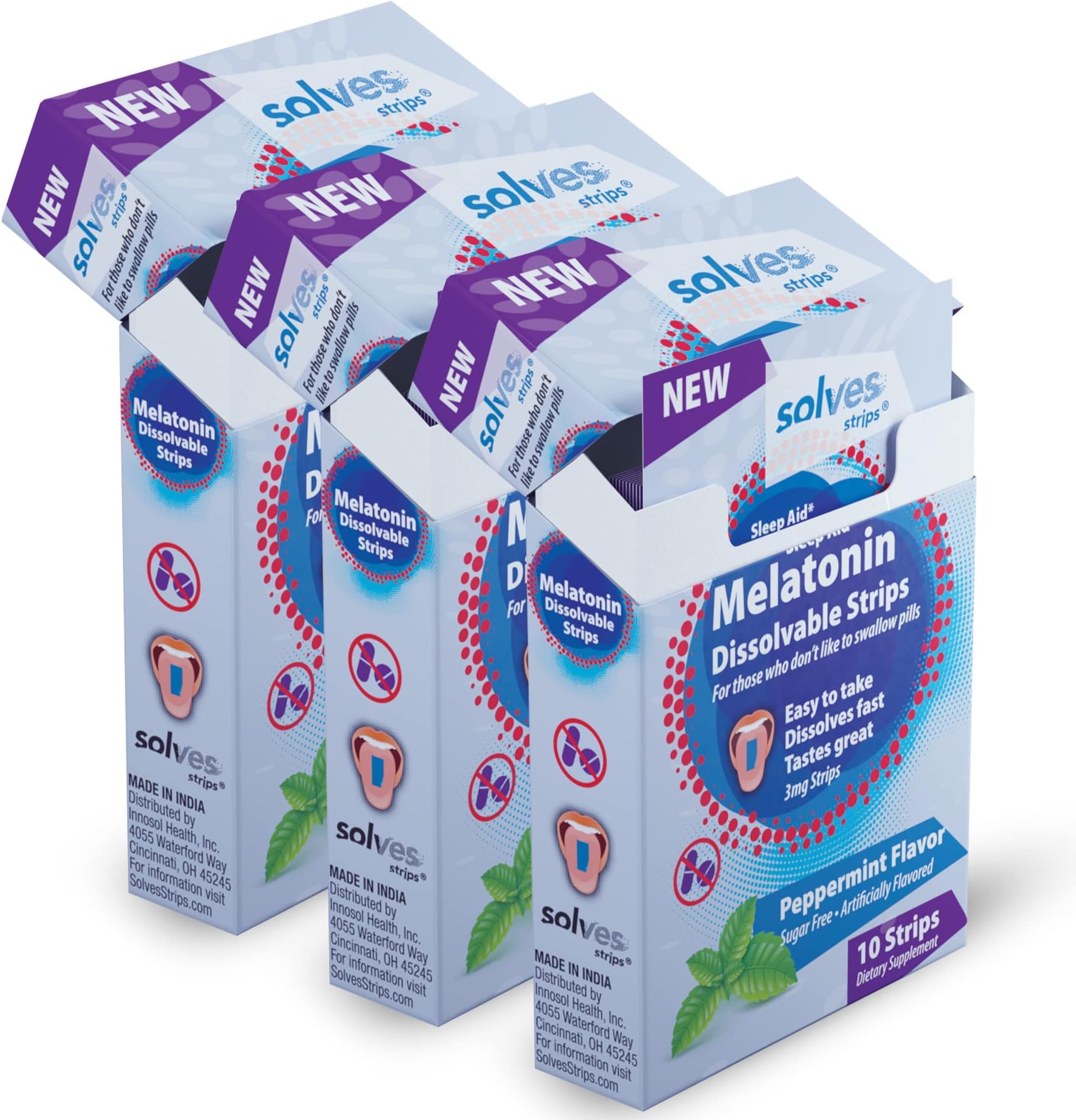 Amazon.com: OLLY Sleep Fast Dissolves, 3mg Melatonin, Lemon Balm ...