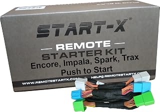 Start-X Remote Starter kit for Encore 2017-2022, Impala 2014-2020, Spark 2016-2022, Trax 2017-2022 Push to Start || 3X Lock to Remote Start || Plug N Play || Zero Wire Splicing