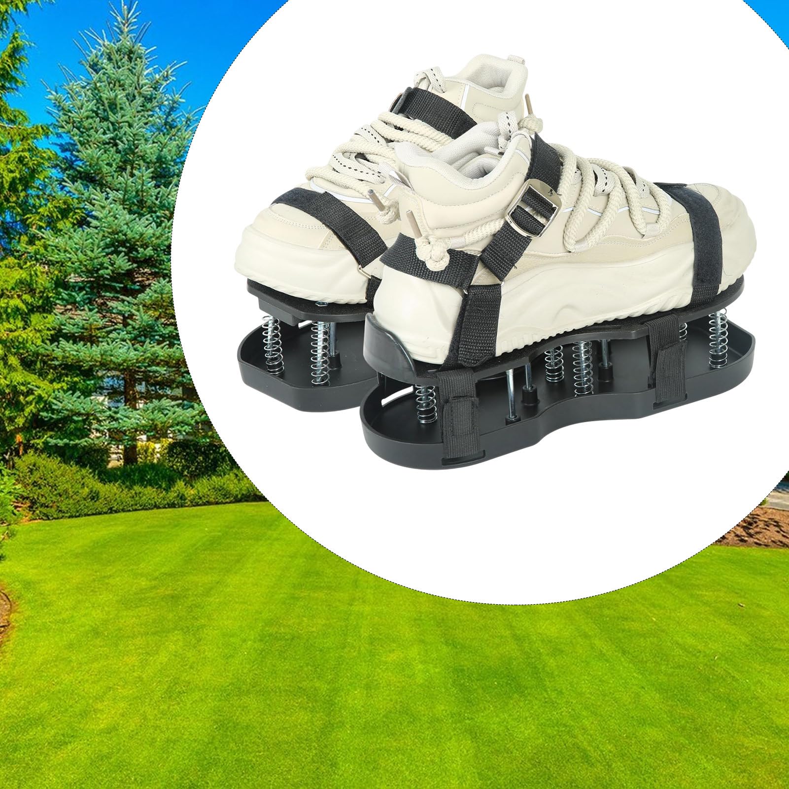 Grass Aerator, chaussures d'aération pour pelouse Aérateur de sol avec un
