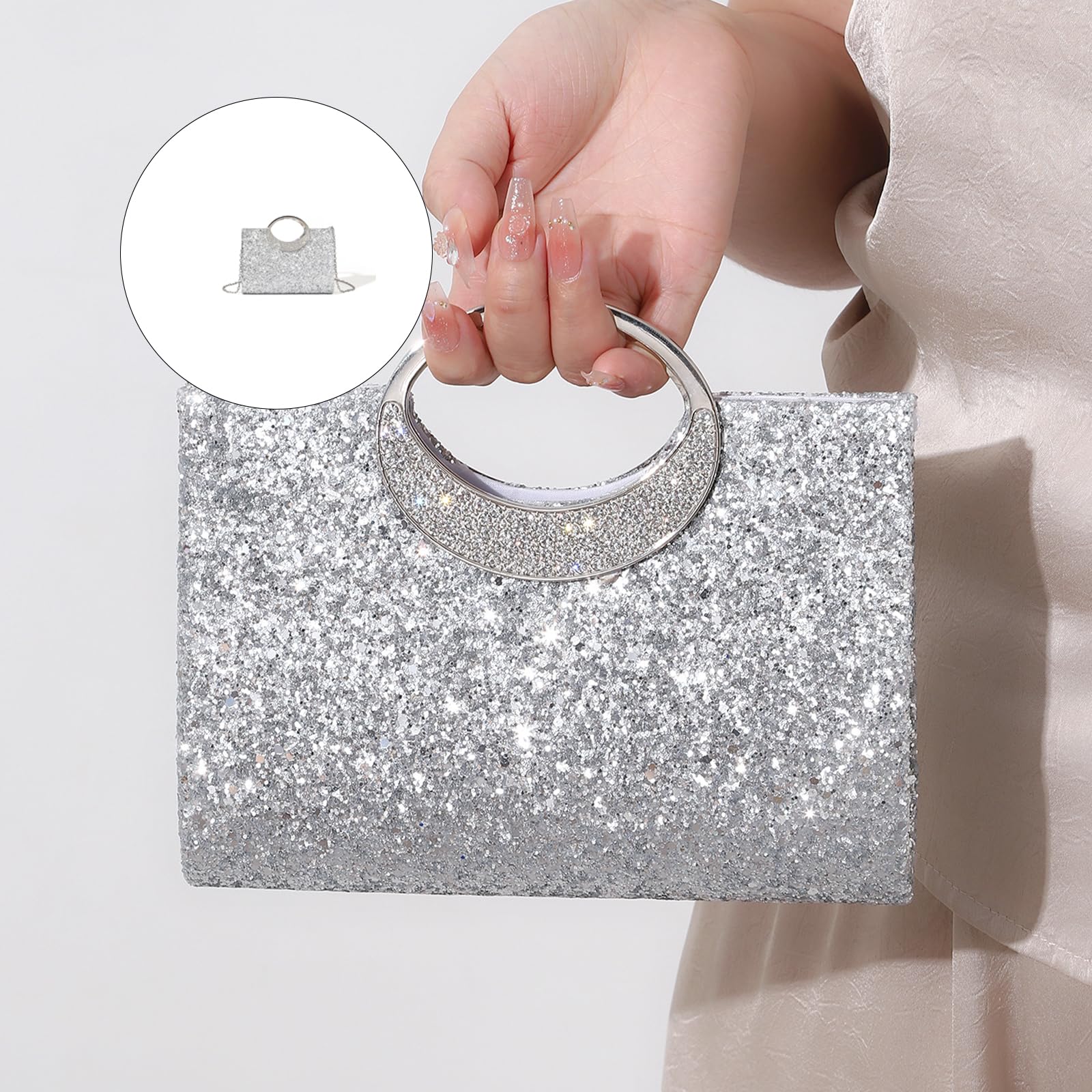 Bolsos, bandolera con cadena para el