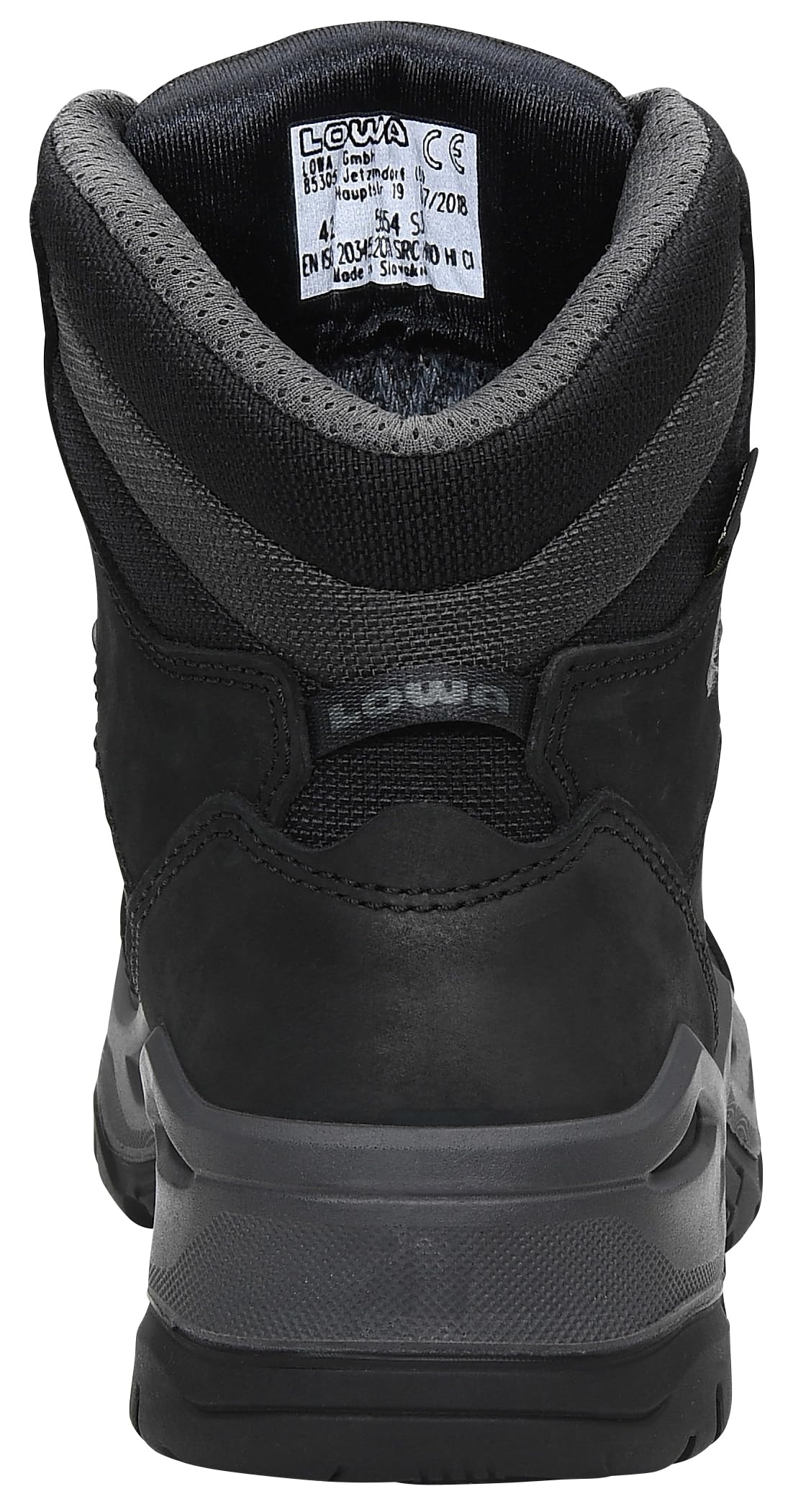 LOWA Herren Renegade Work GTX Black Mid S3 Ci Sicherheitsstiefel