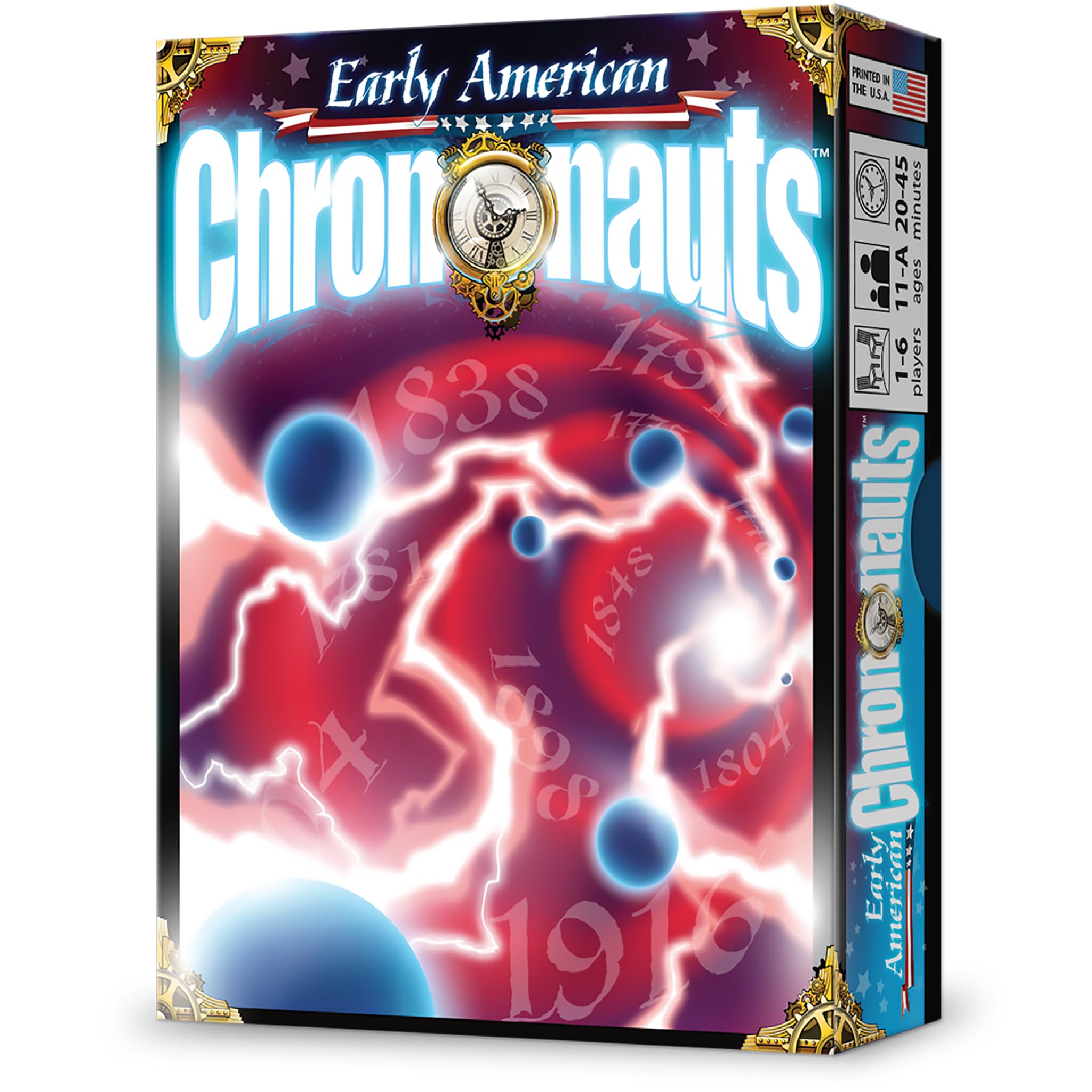 Looney Labs Early American Chrononauts Card Game - Travel Through Time and Change History