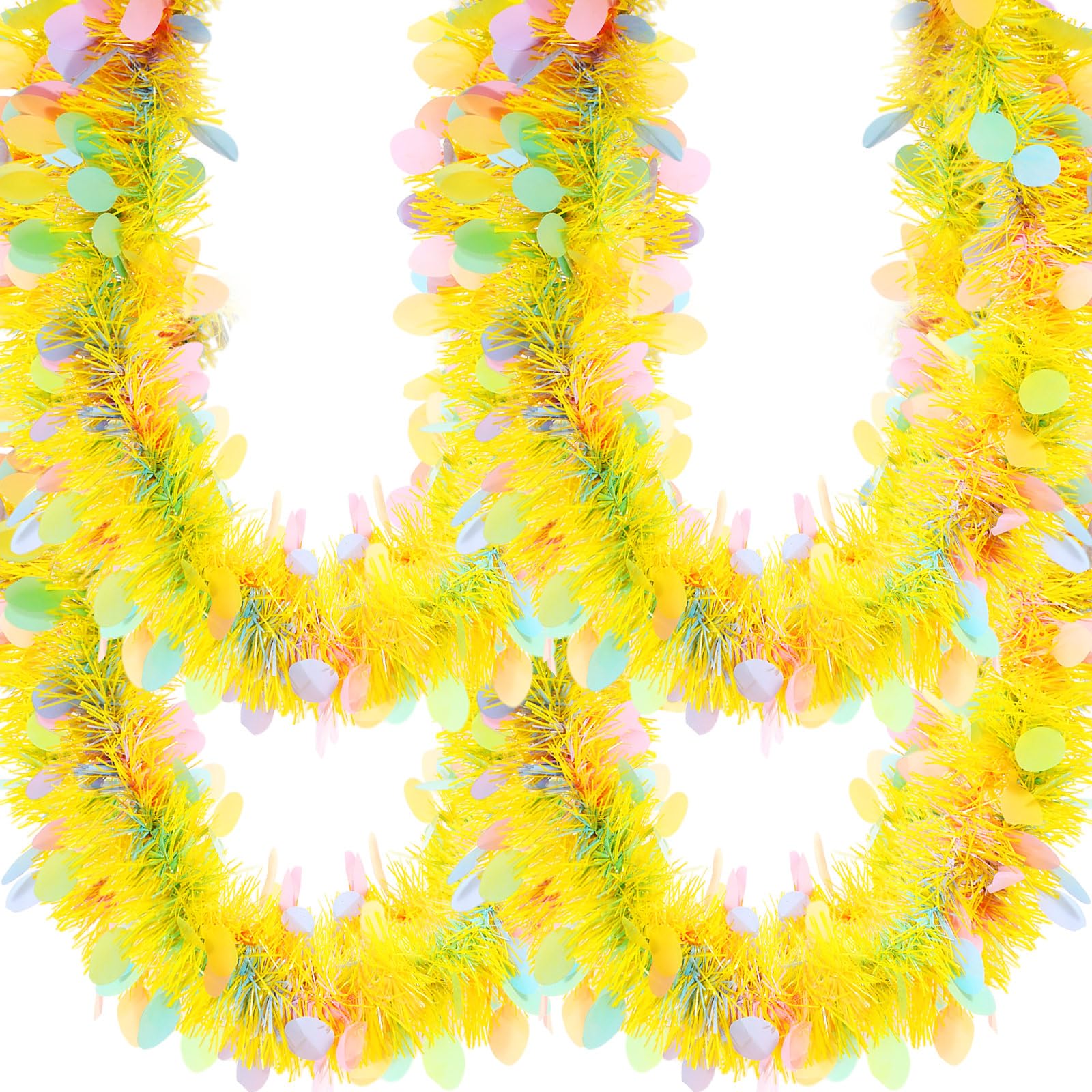 Guirlande de Pâques de 10 m métallique pour décoration festive