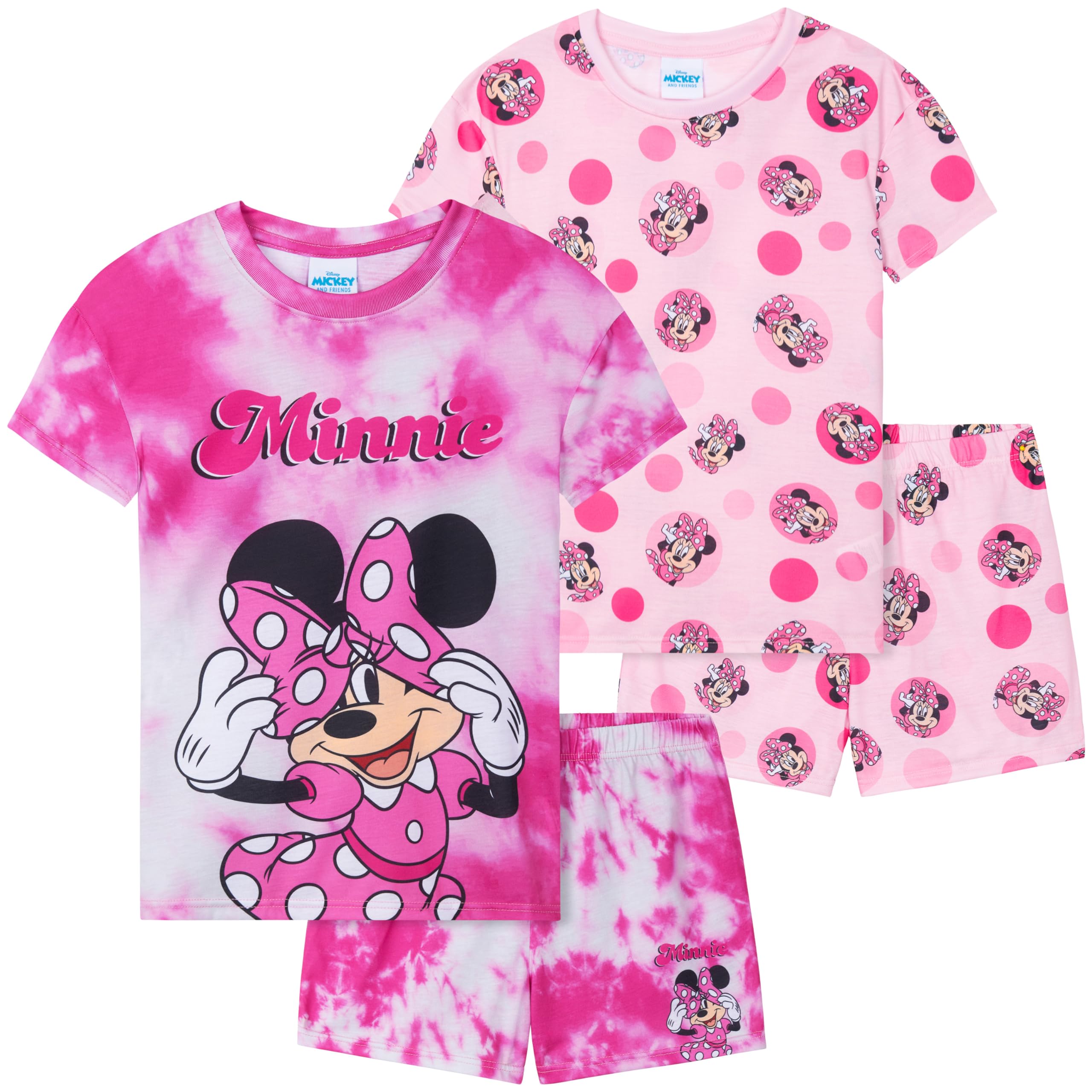 Get Trend Lot 2 Ensembles de Pyjama Fille et Ado Court Ensemble Fille Vêtement de Nuit Pyjamas Été Tenues Détente Idée Cadeau