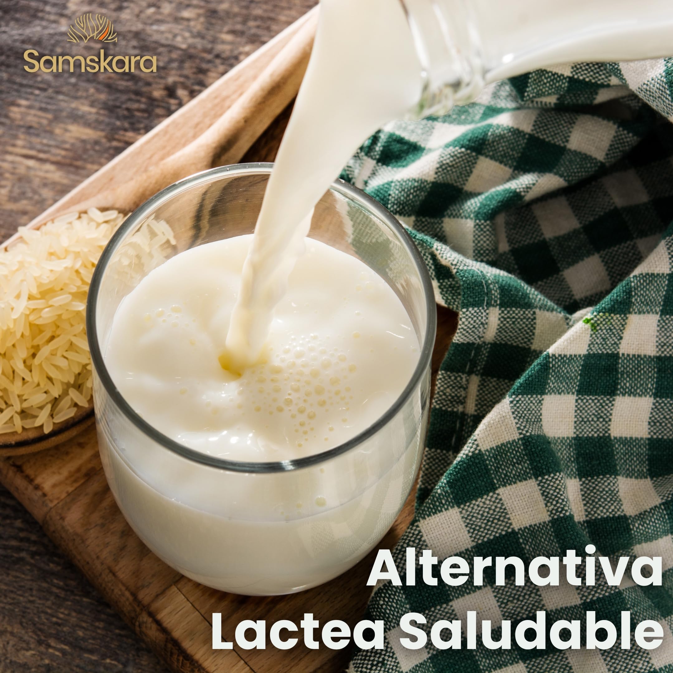 Leche de Arroz Ecológica en Polvo BIO 500 g Vegano Alternativo a la Leche