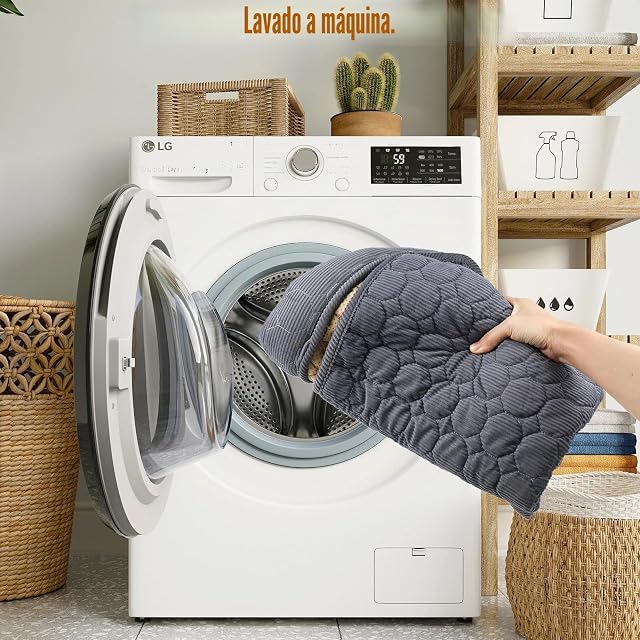 Foto 5 de 7 de Cama para Perros Protector Sofá Mediano para Mascotas CojíN para Perro Lavable Manta para Perro con Borde…