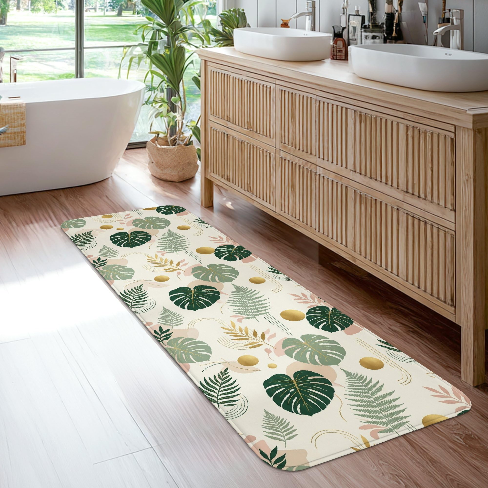 Tapis Monstera décoration d'intérieur moderne premium