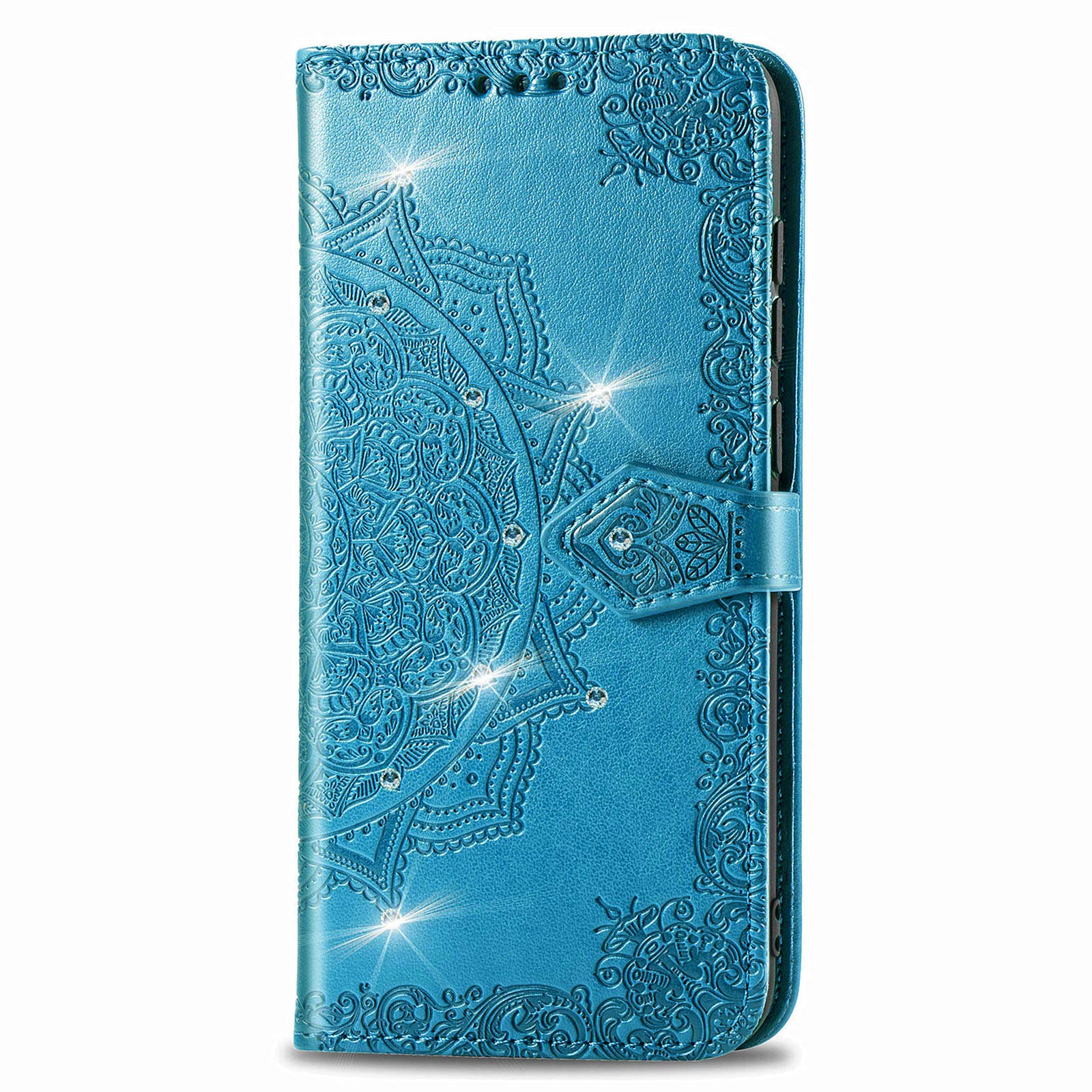 order J7 ♡ Amazon.com: JZ [Diamonds & Datura Flower] Protective Wallet