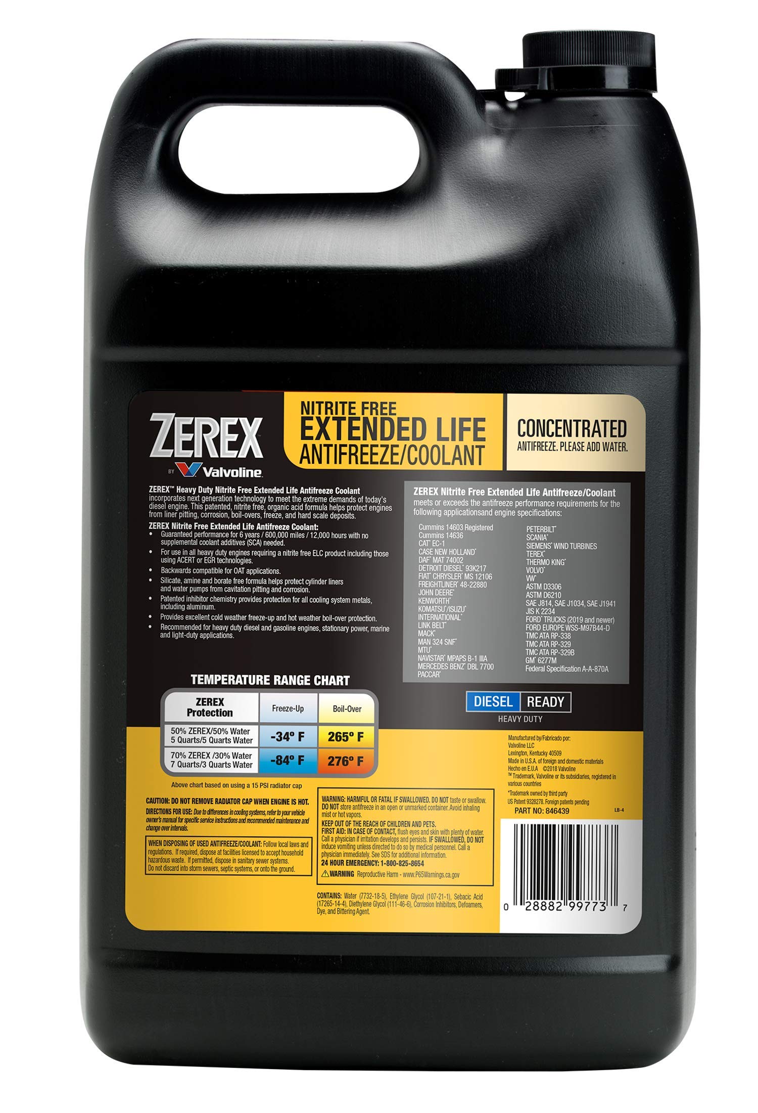 Zerex HD Nitrite Free Extended Life Concentrate