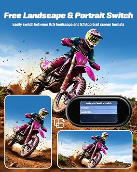 Mini Body Camera, 4K Action Camera Wearable POV Thumb Camera