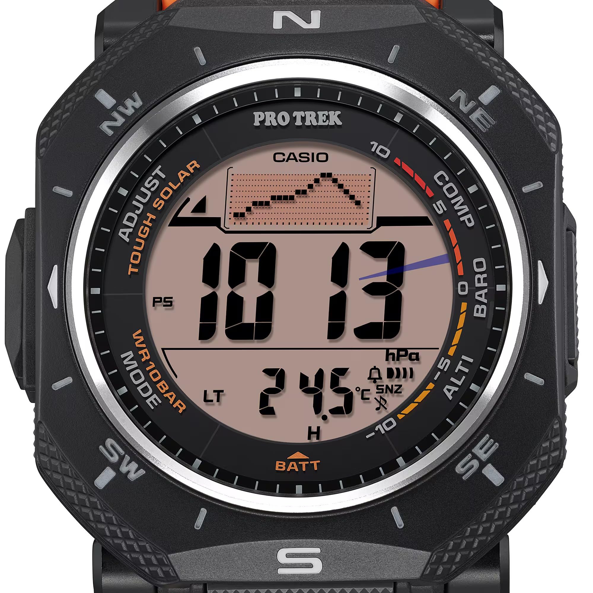 Casio Uomo Digital Quartz Watch Pro Trek