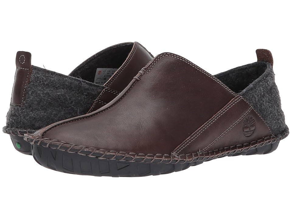

Timberland Front Country Lounger Leather Slip-On (Dark Brown Full Grain) Men's Shoes