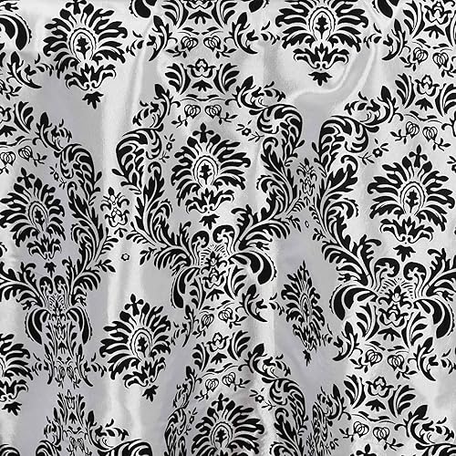 Miniatura 4 de Efavormart - Mantel redondo de terciopelo negro de 120 pulgadas para decoración de catering, boda, fiesta